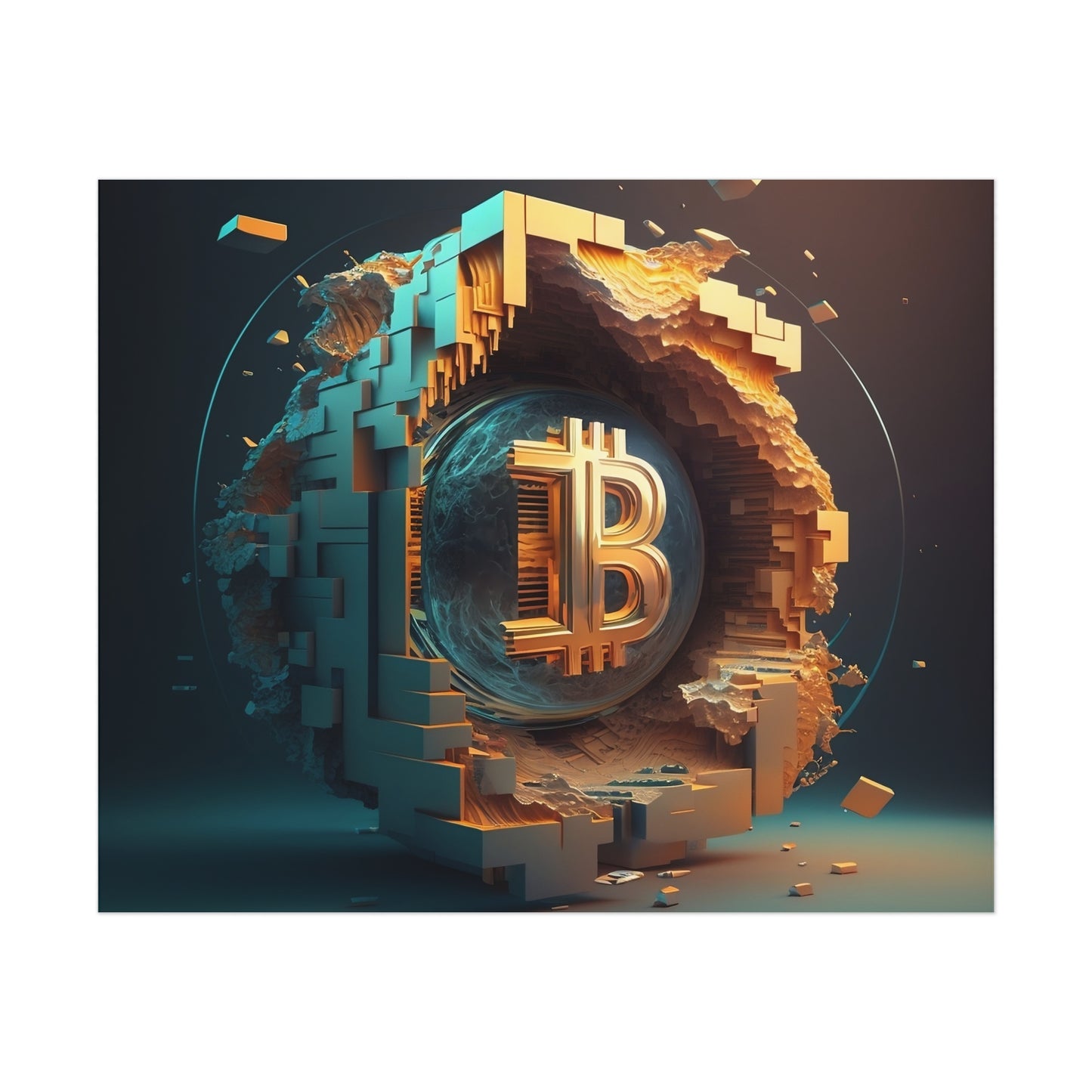 4th Sphere of Bitcoin Poster