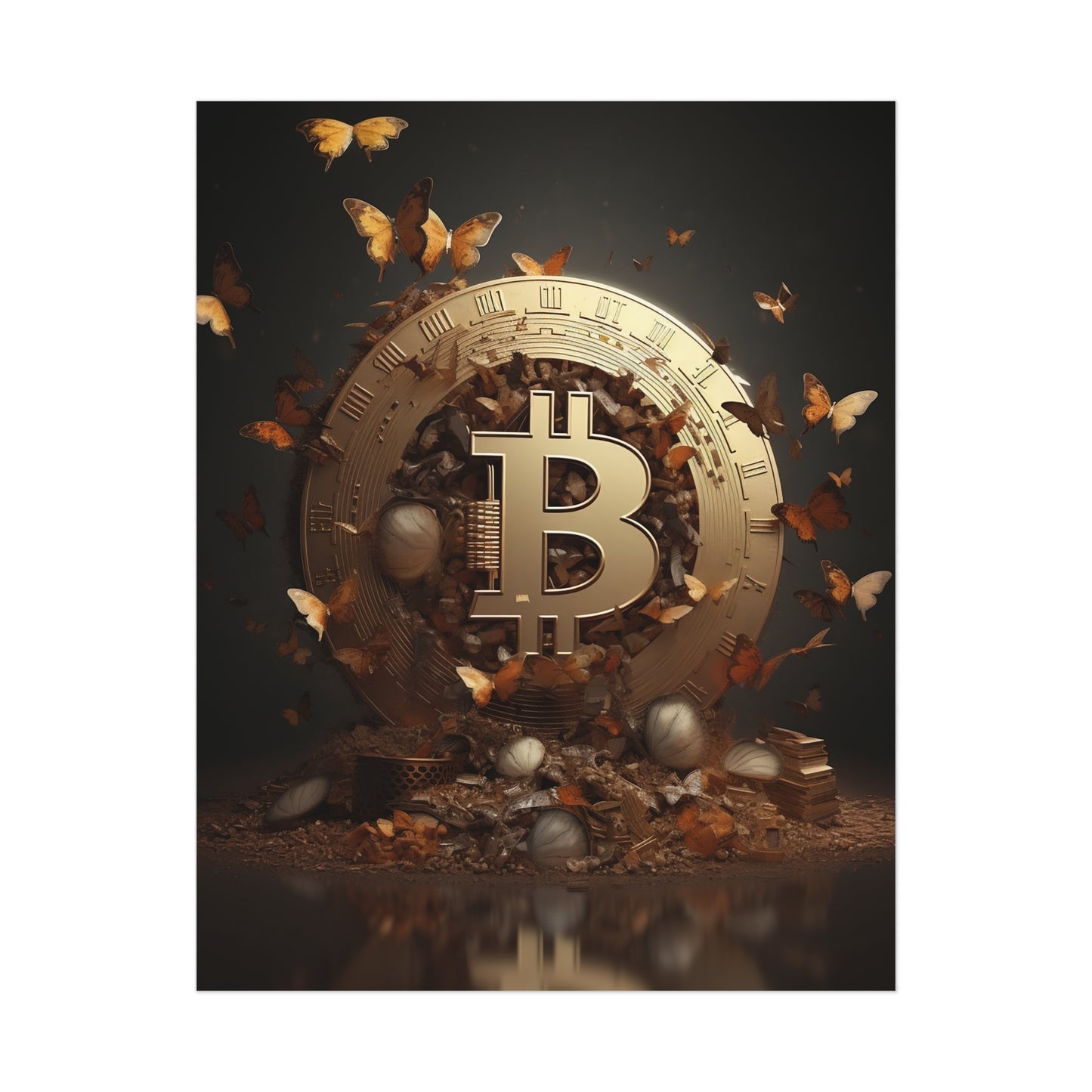 Bitcoin Metamorphosis Poster