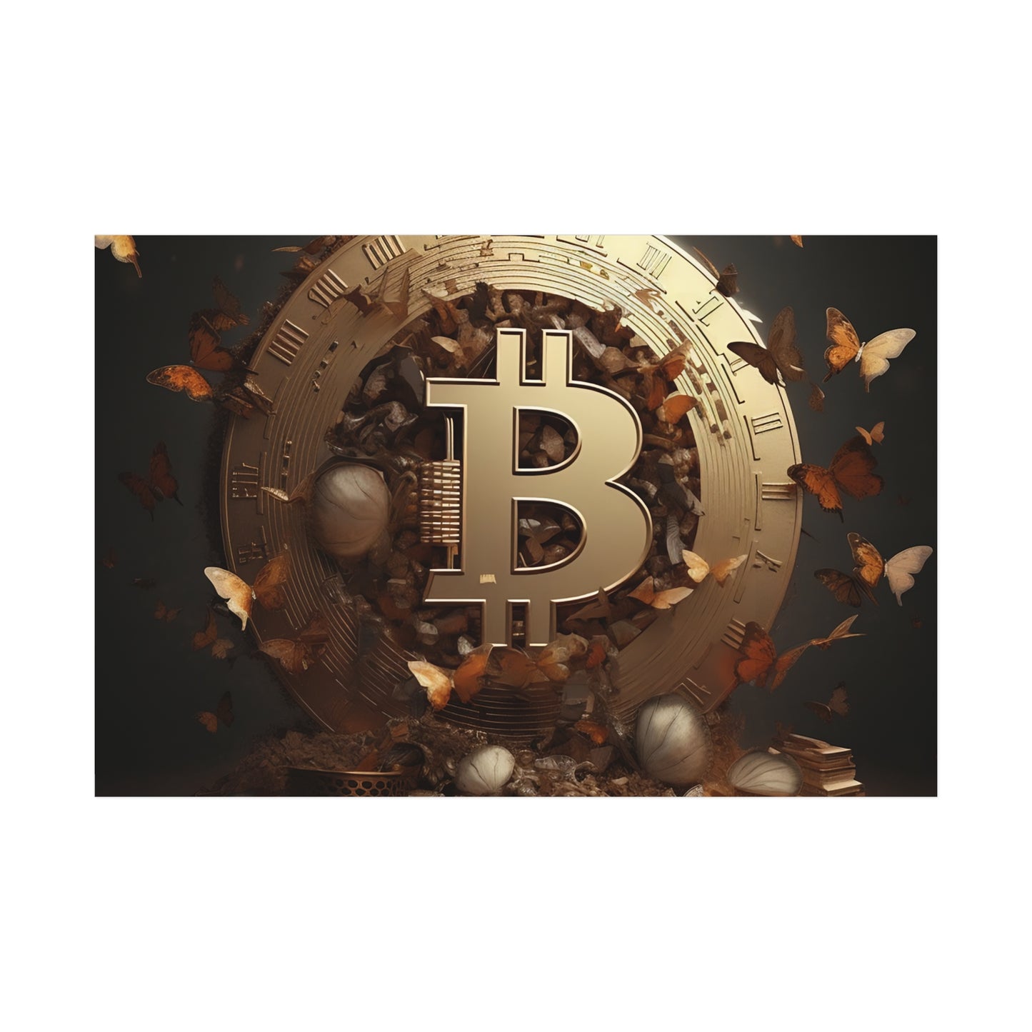 Bitcoin Metamorphosis Poster