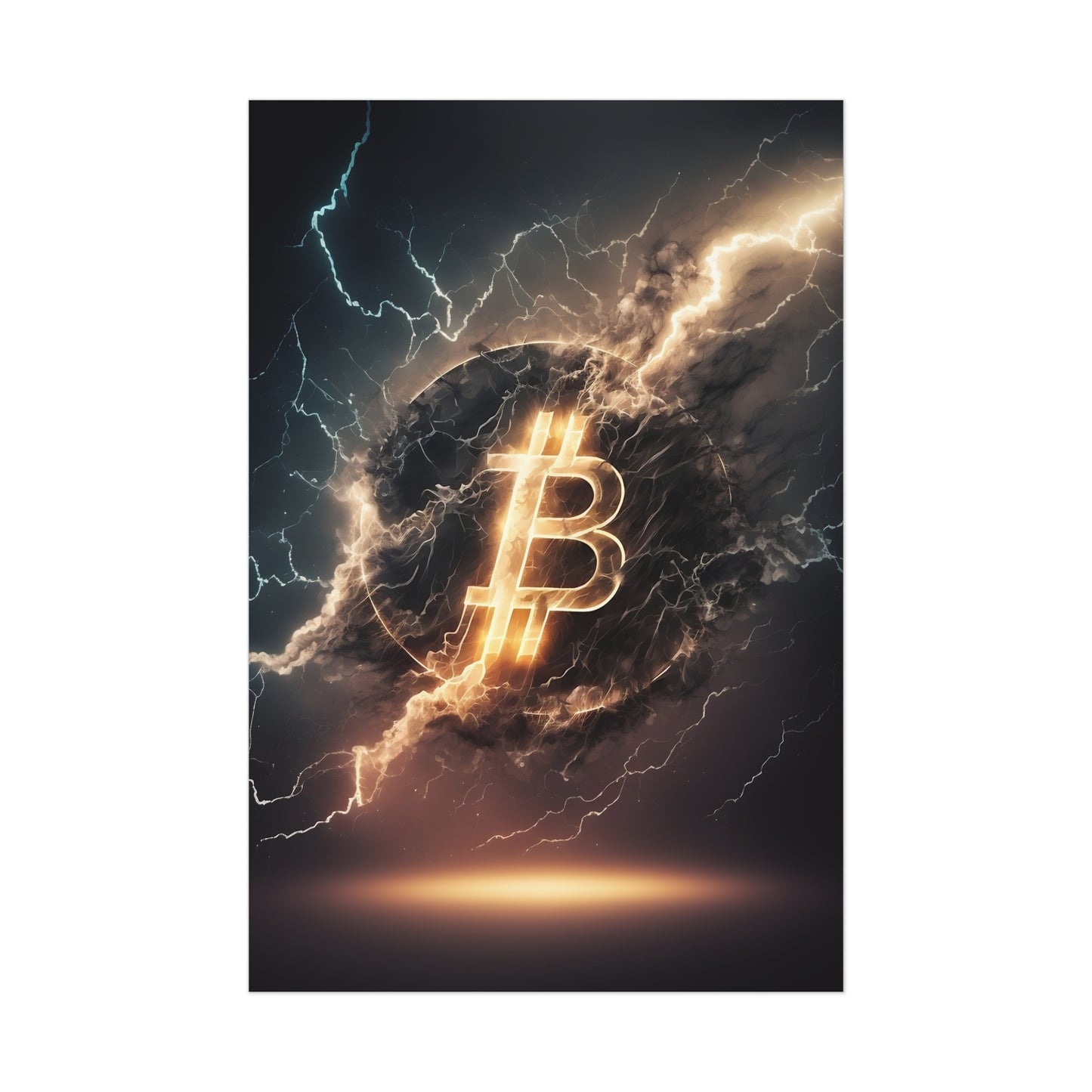 Bitcoin Lightning Poster