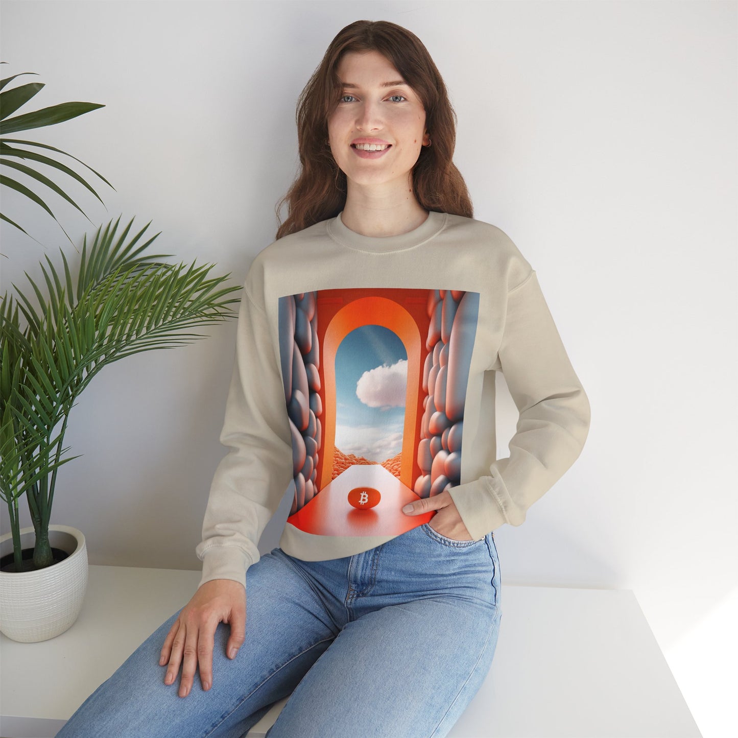 Orange Pill Archway Sweater