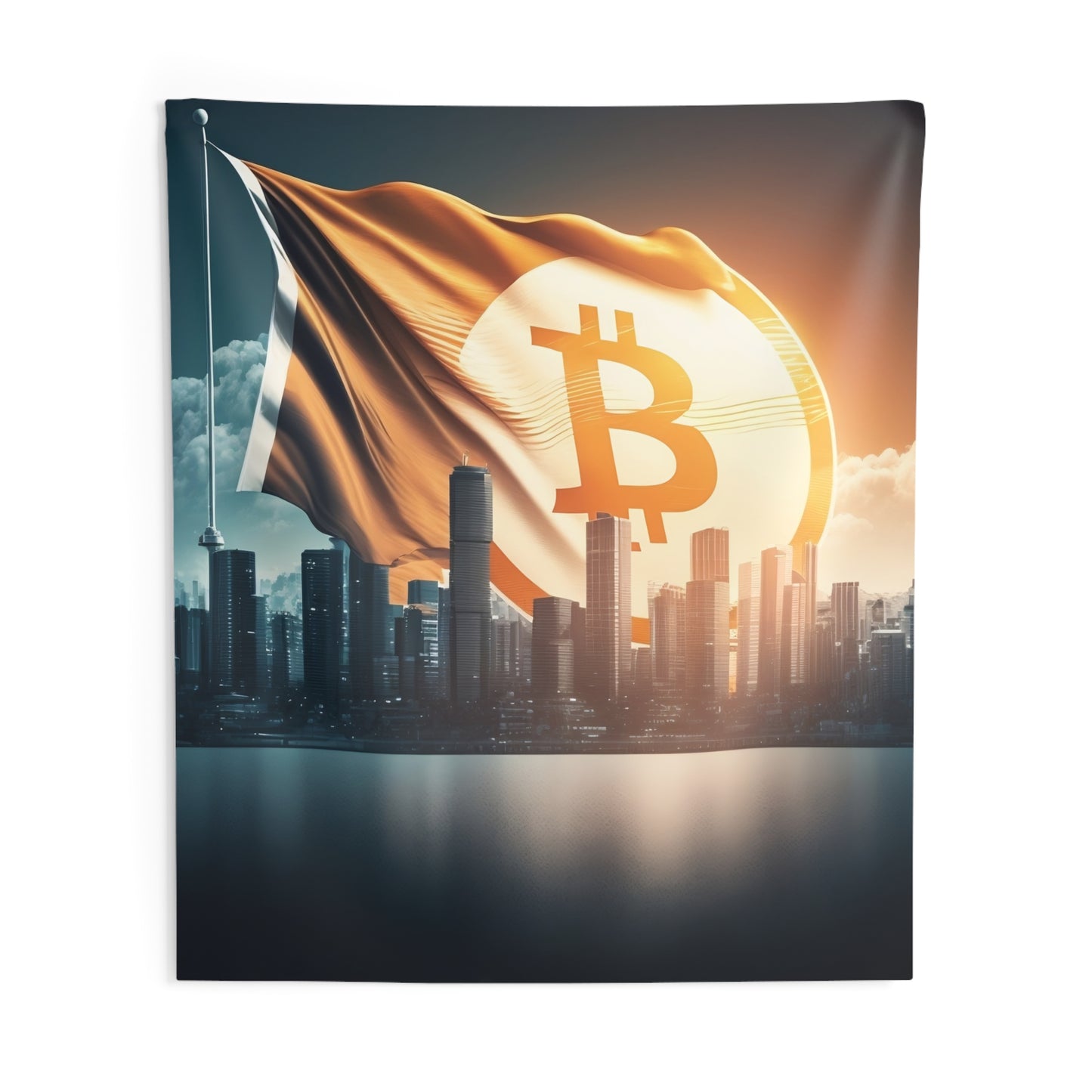 Future City-2 Wall Tapestry