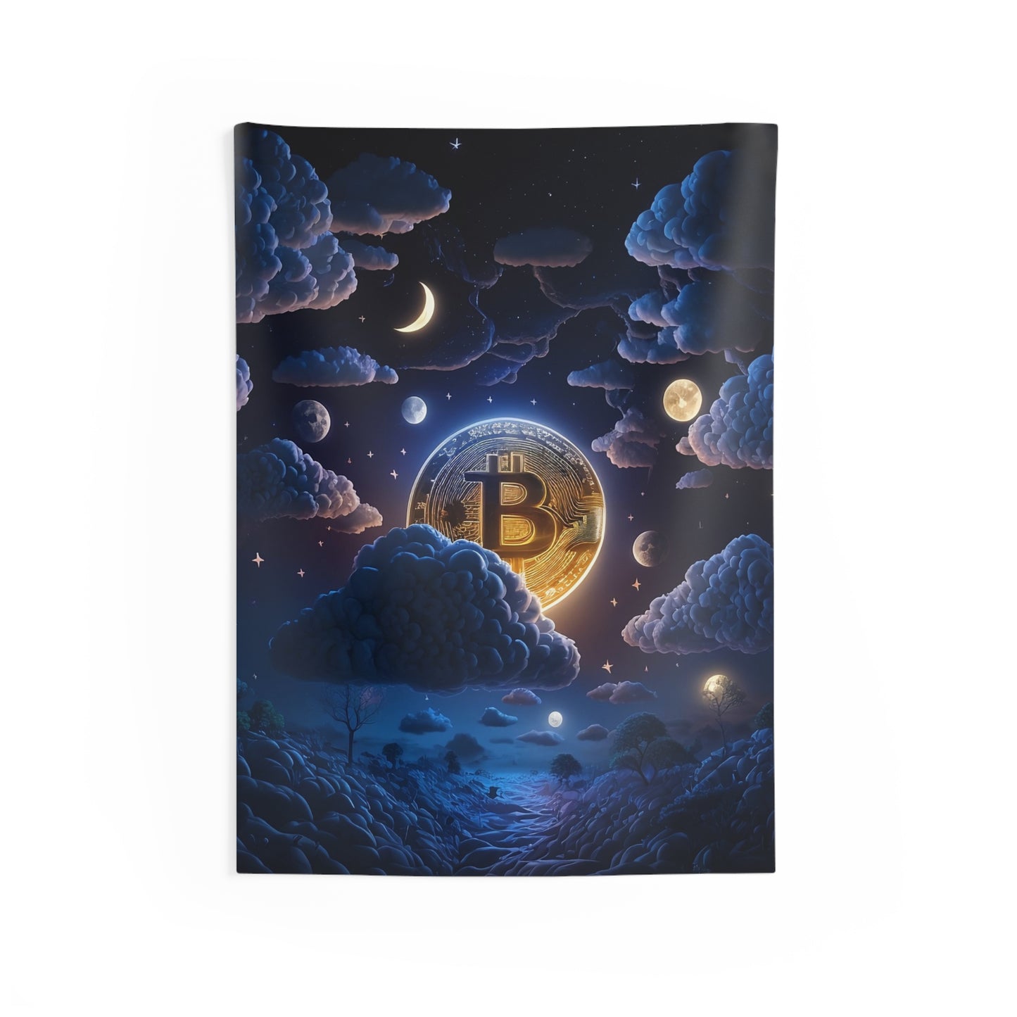 Dreaming of Bitcoin Wall Tapestry