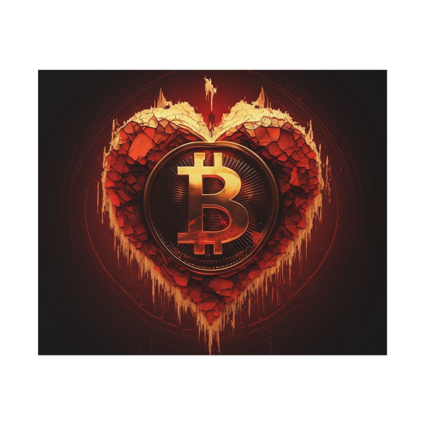 Love Bitcoin Poster