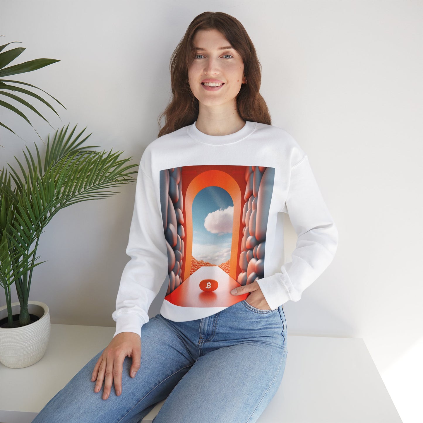 Orange Pill Archway Sweater