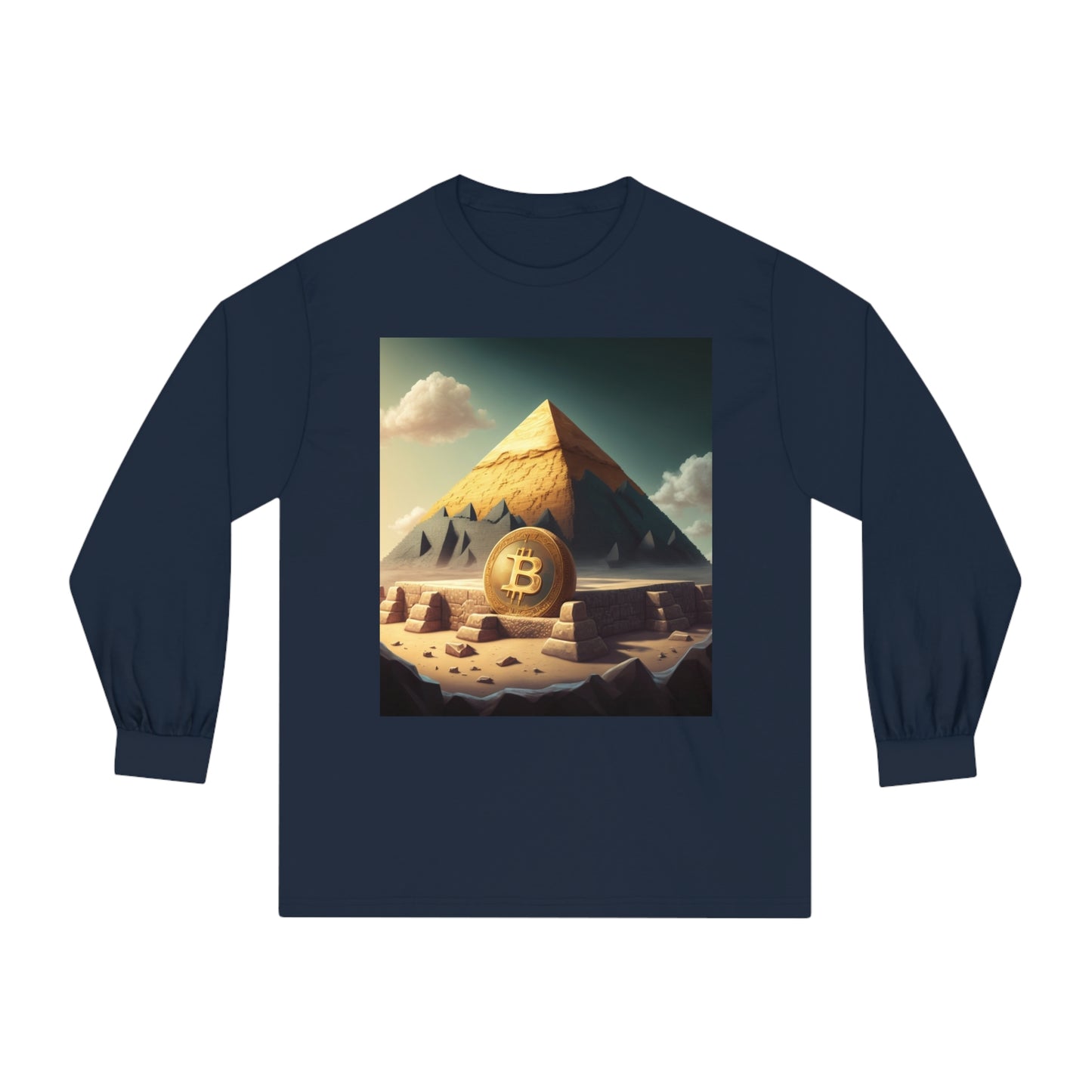 Bitcoin Pyramid Long Sleeve