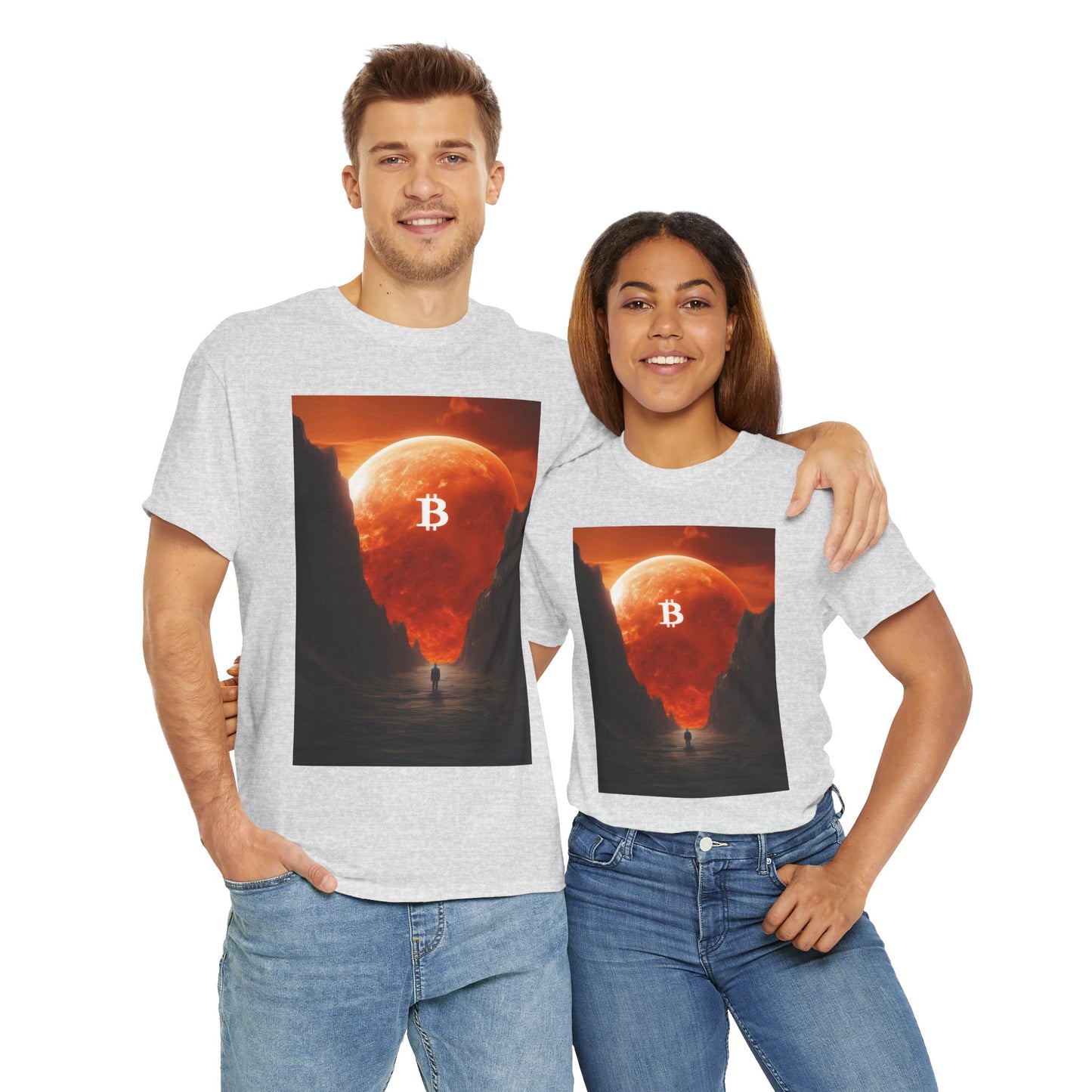Orange Moon Rising Tshirt