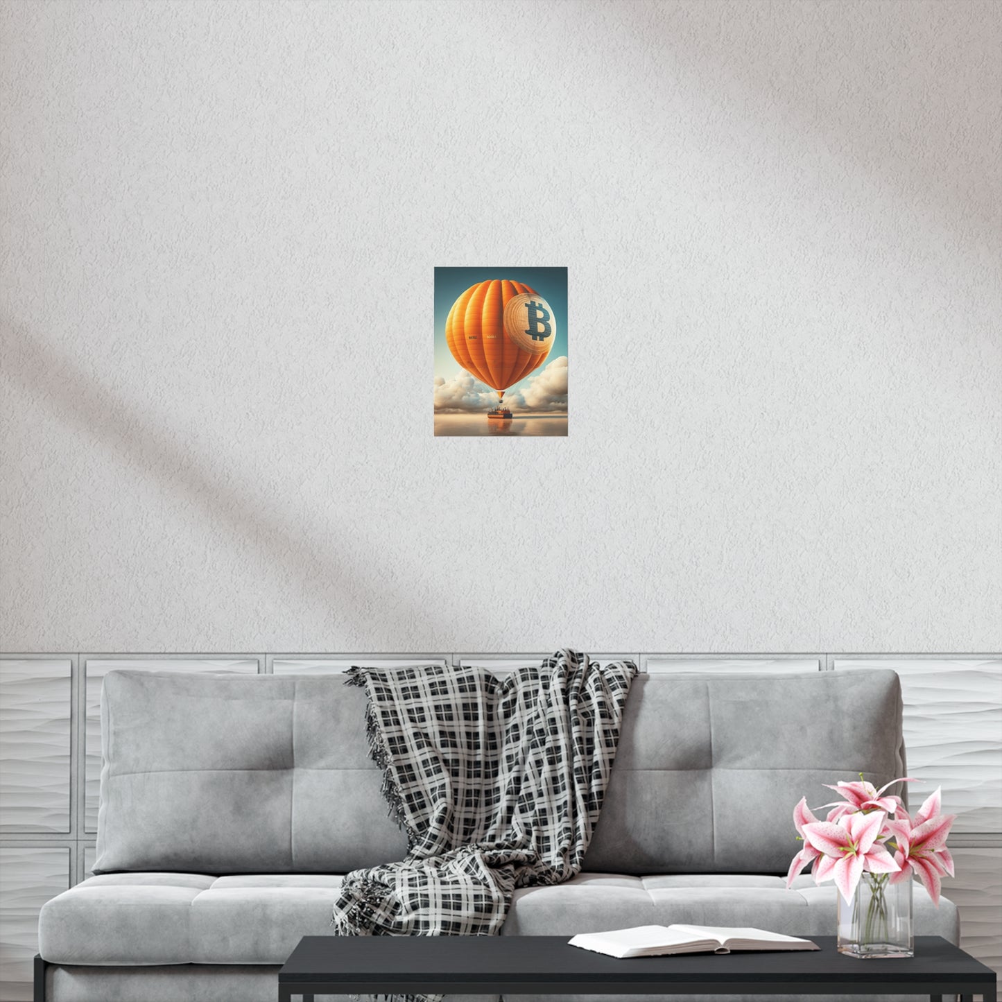 Bitcoin Balloon Poster