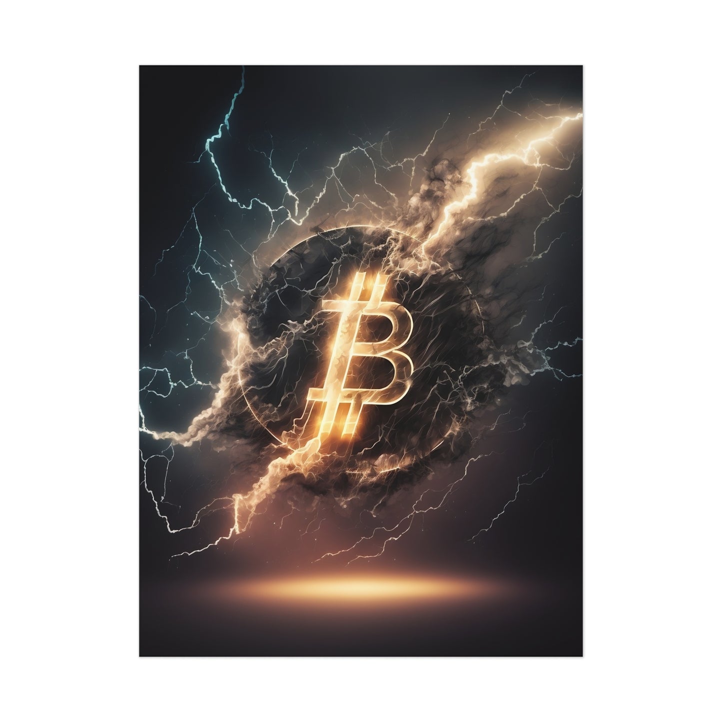 Bitcoin Lightning Poster
