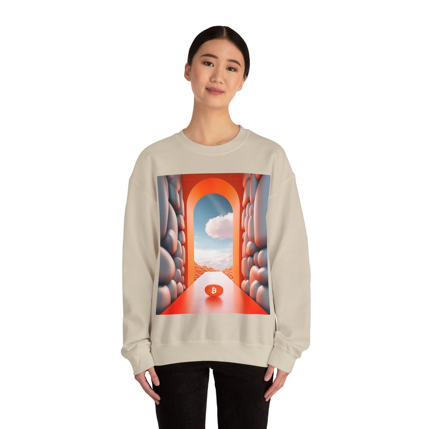 Orange Pill Archway Sweater