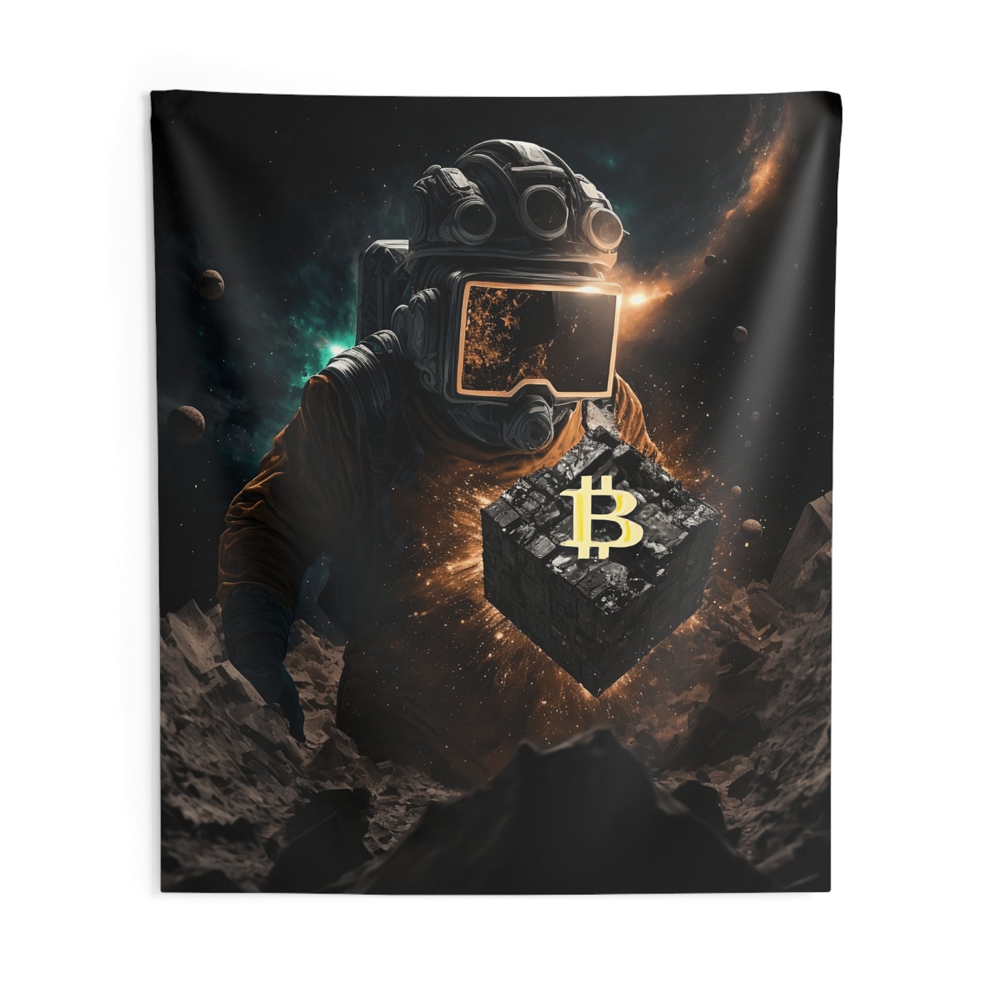 Genesis Block Wall Tapestry