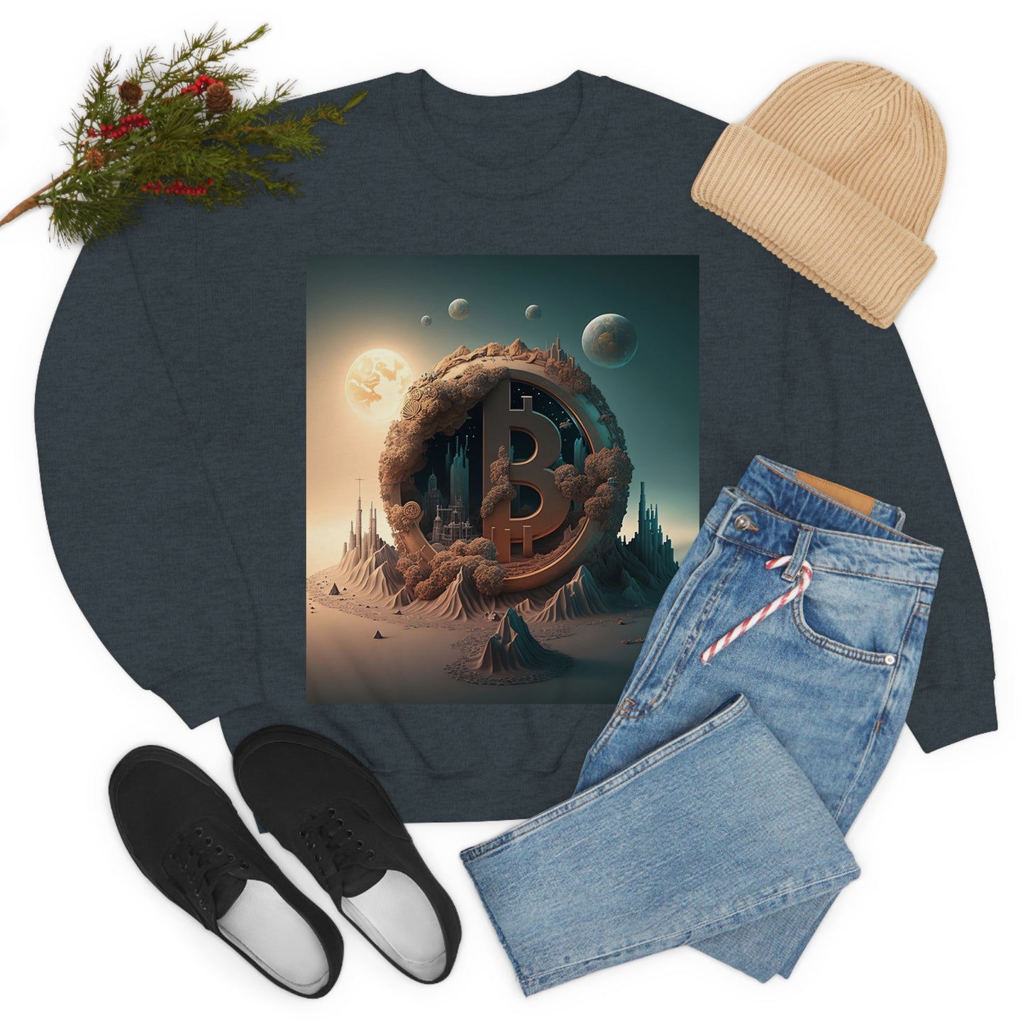 4th Globe of Bitcoin Sweater