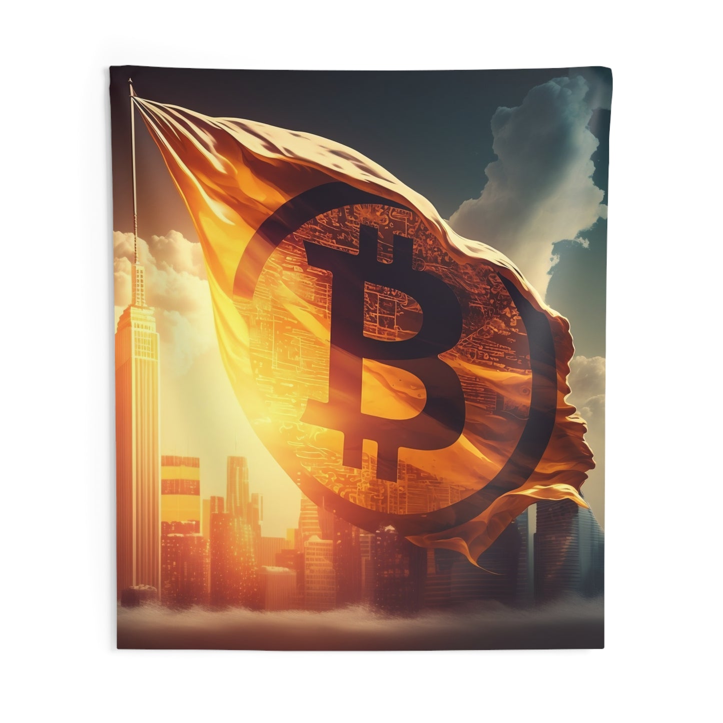 Future City-1 Wall Tapestry