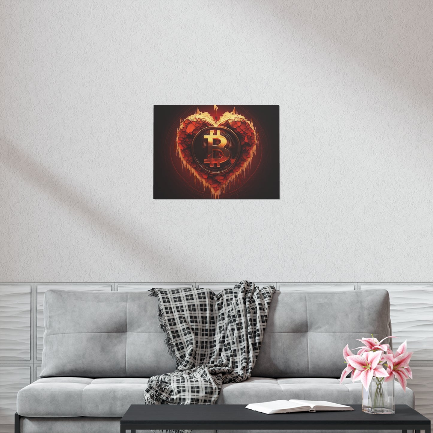 Love Bitcoin Poster