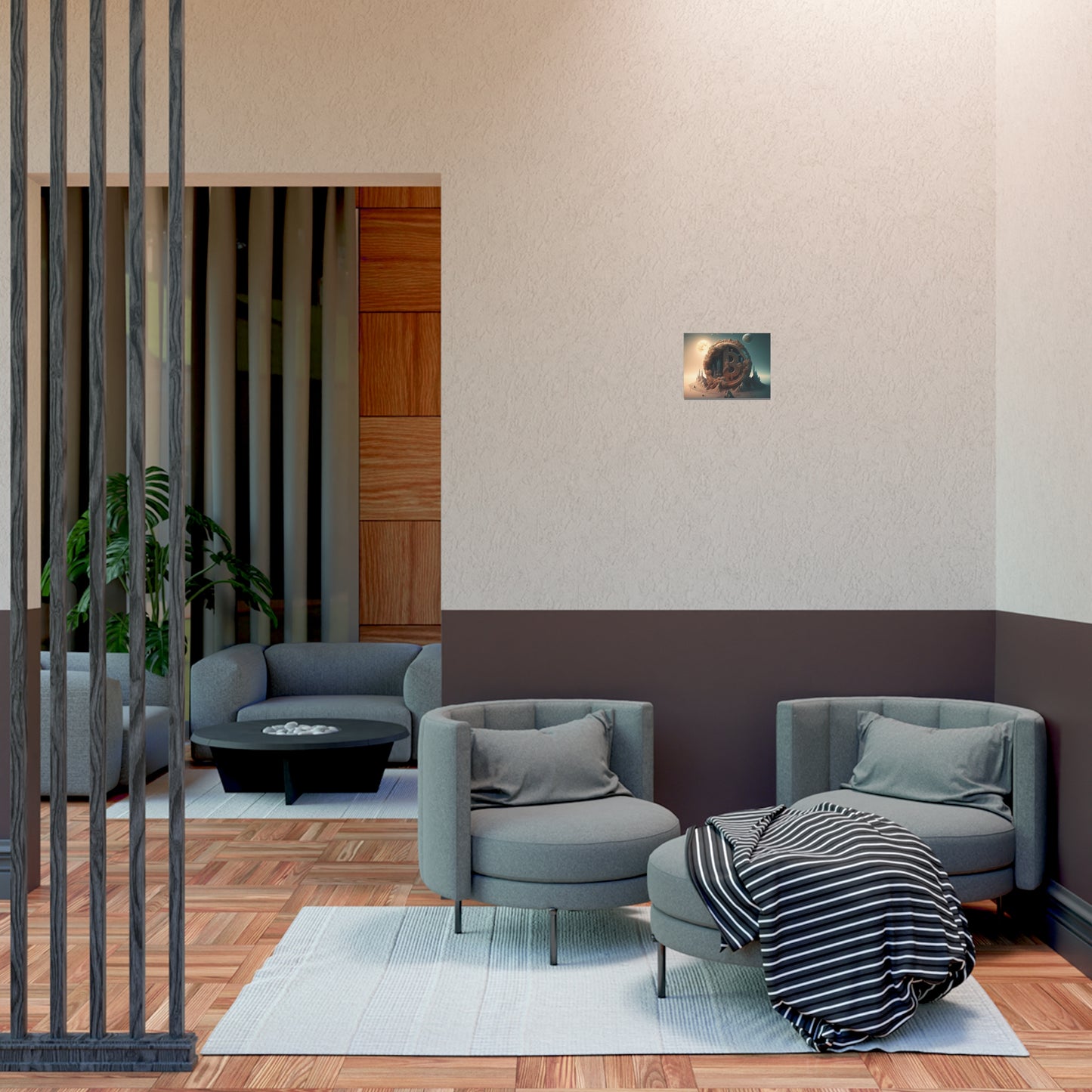 4th Globe of Bitcoin Poster