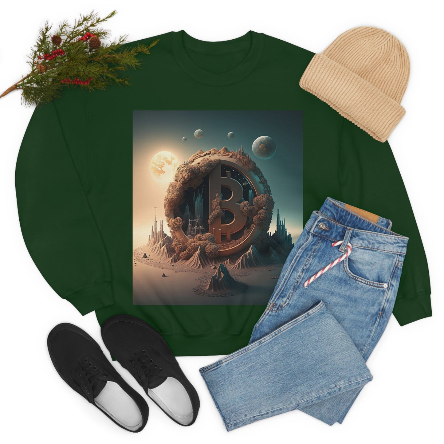 4th Globe of Bitcoin Sweater