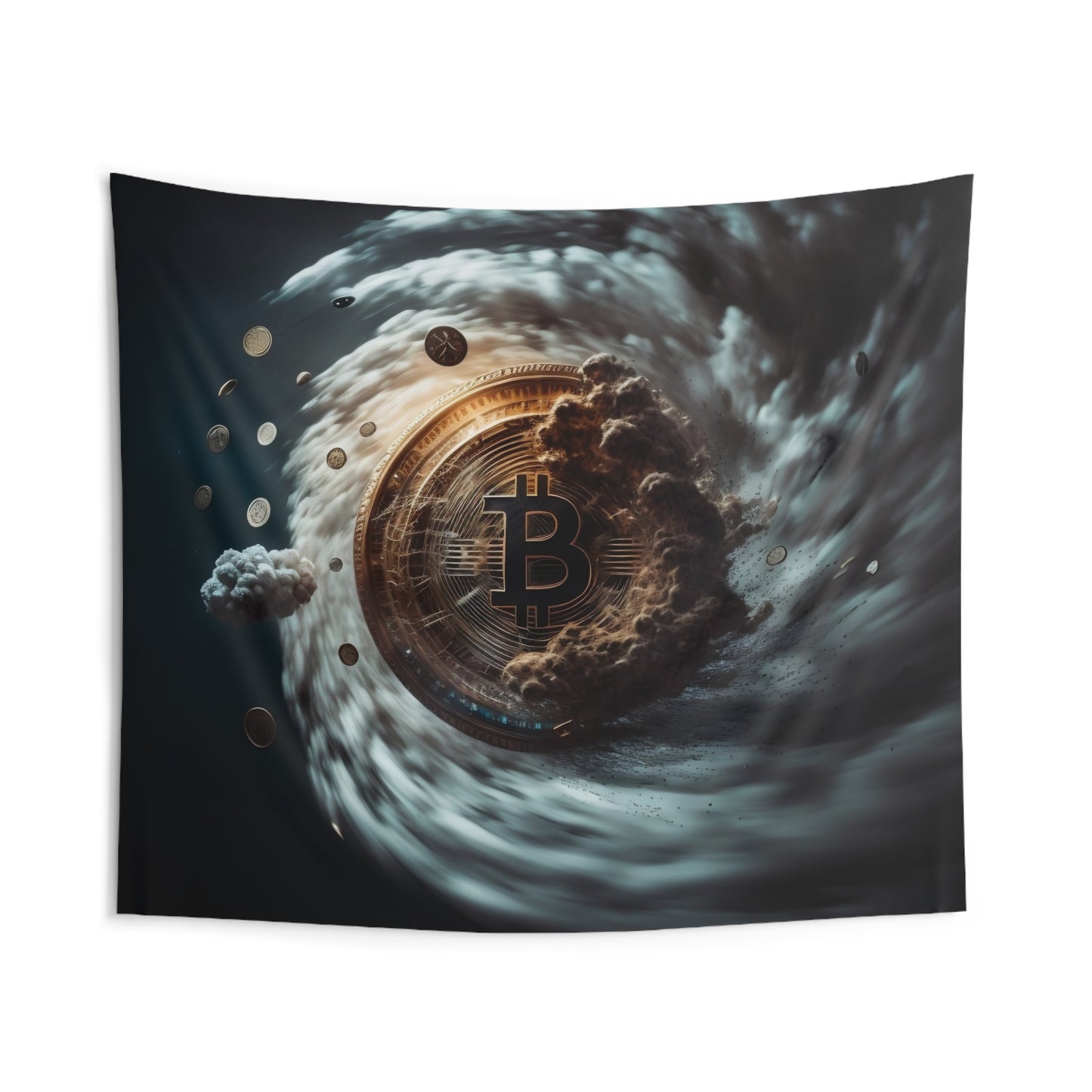 Race Thru Space & Time Wall Tapestry