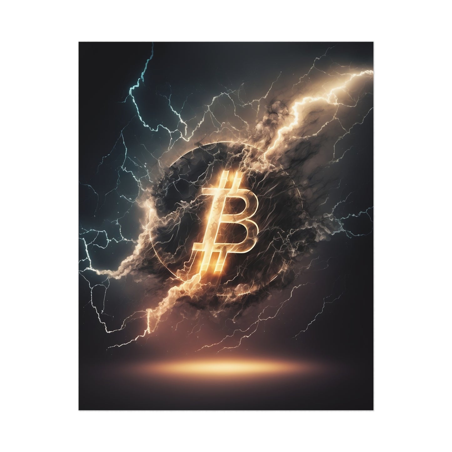 Bitcoin Lightning Poster