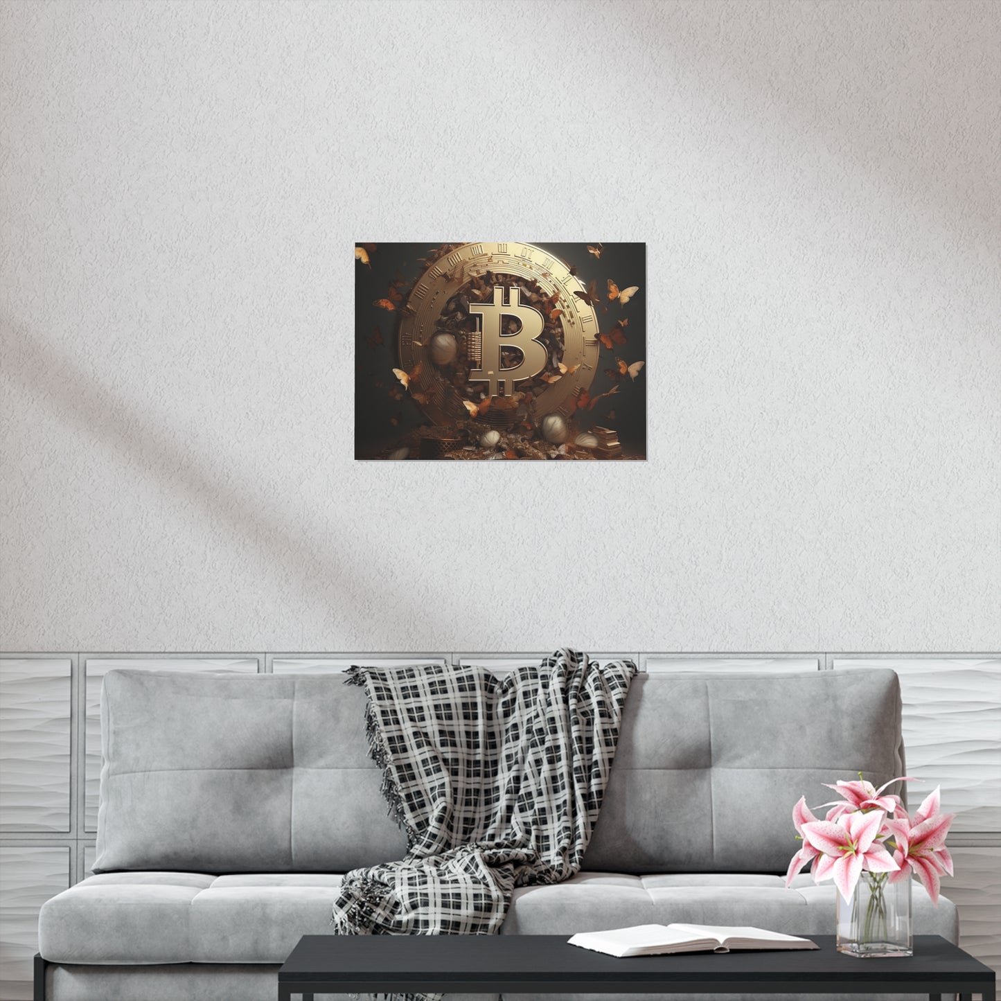 Bitcoin Metamorphosis Poster