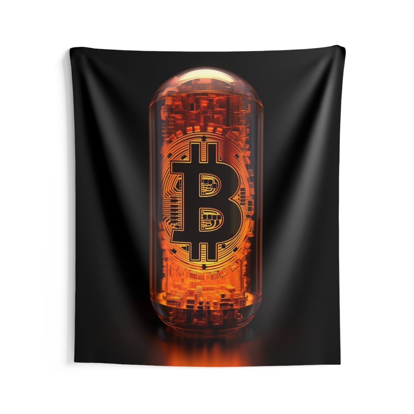The Orange Pill Wall Tapestry