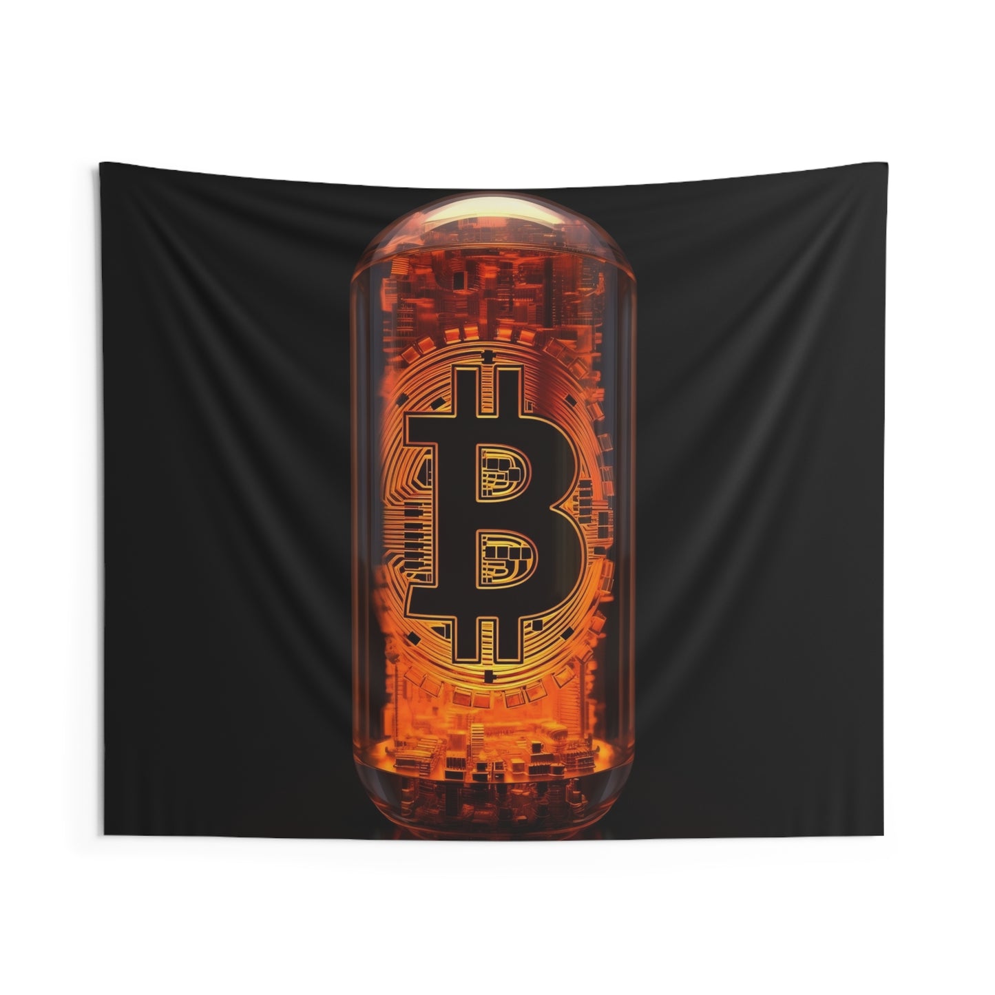 The Orange Pill Wall Tapestry
