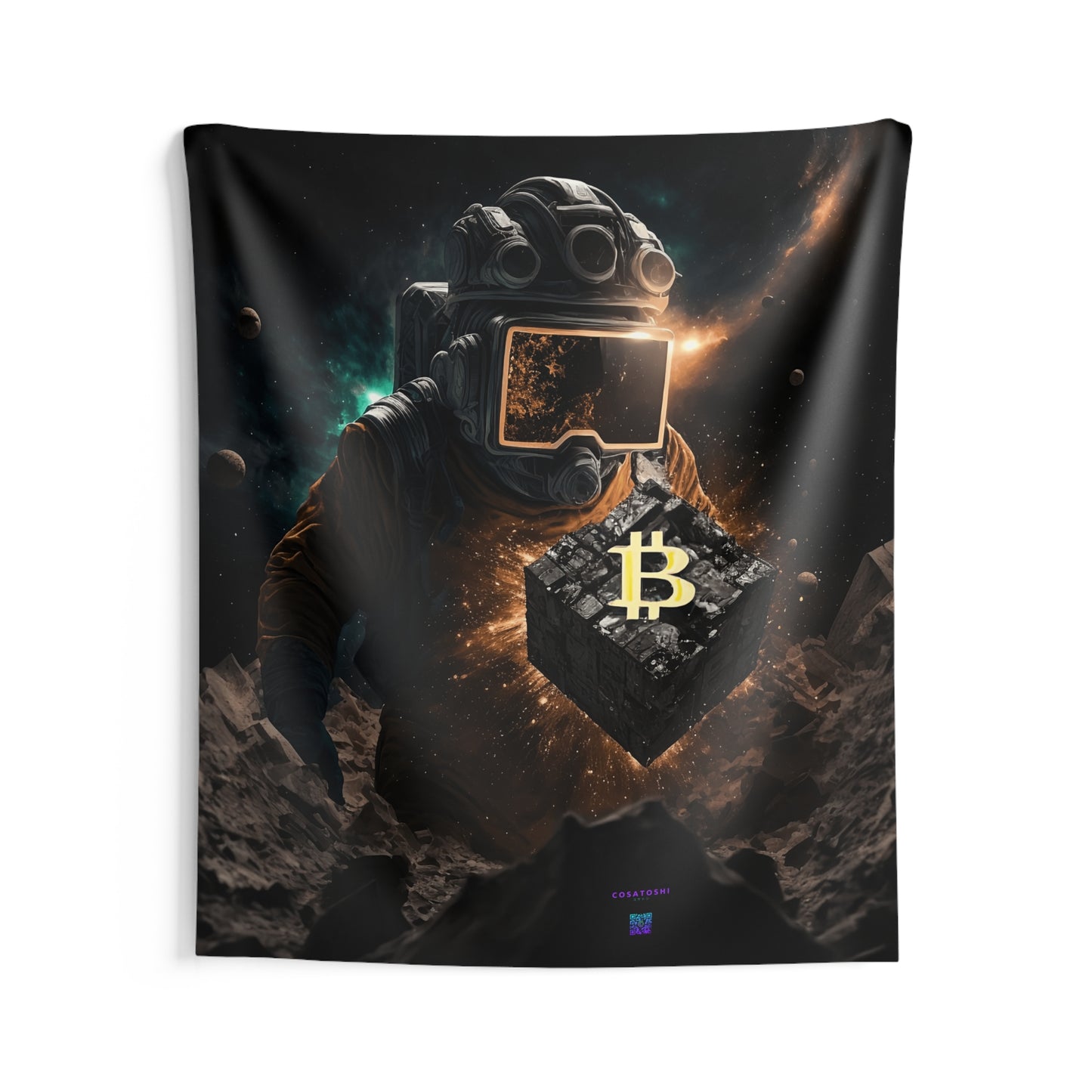 Genesis Block Wall Tapestry