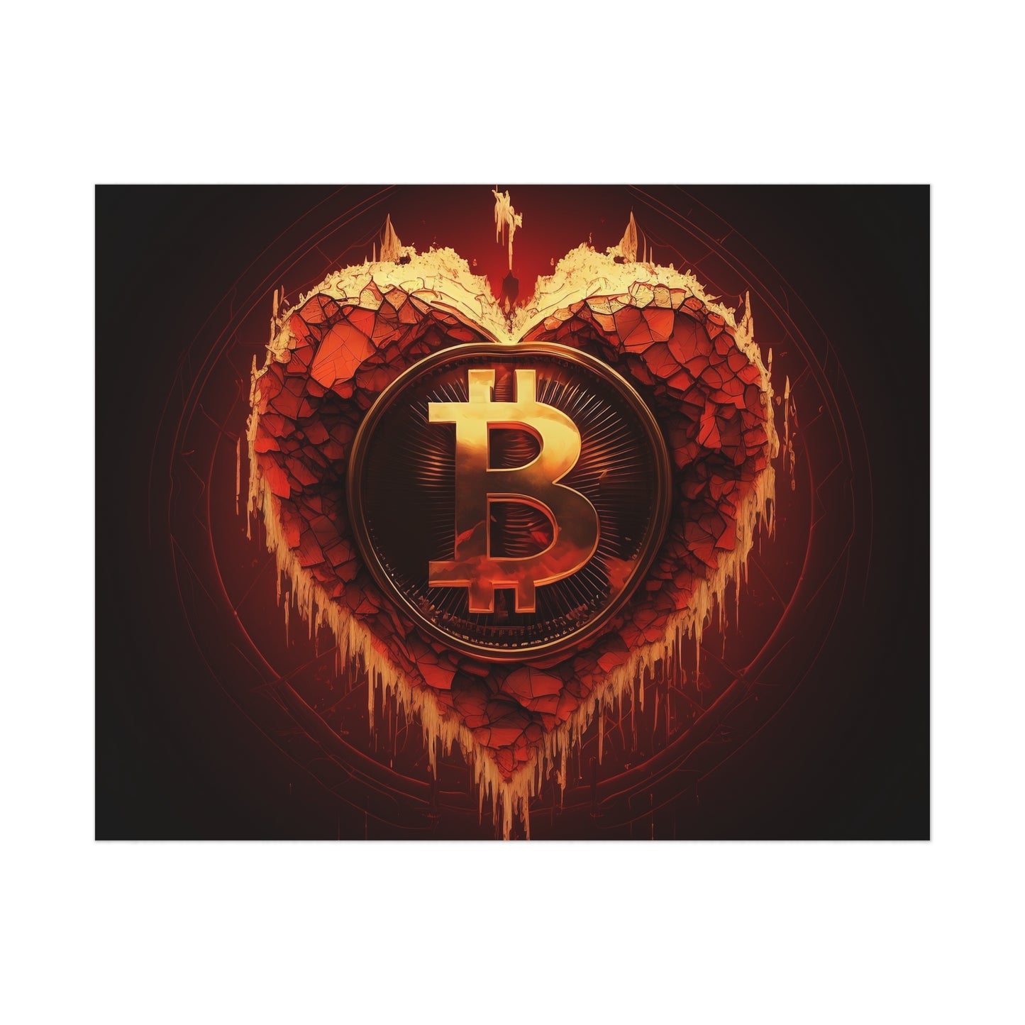 Love Bitcoin Poster