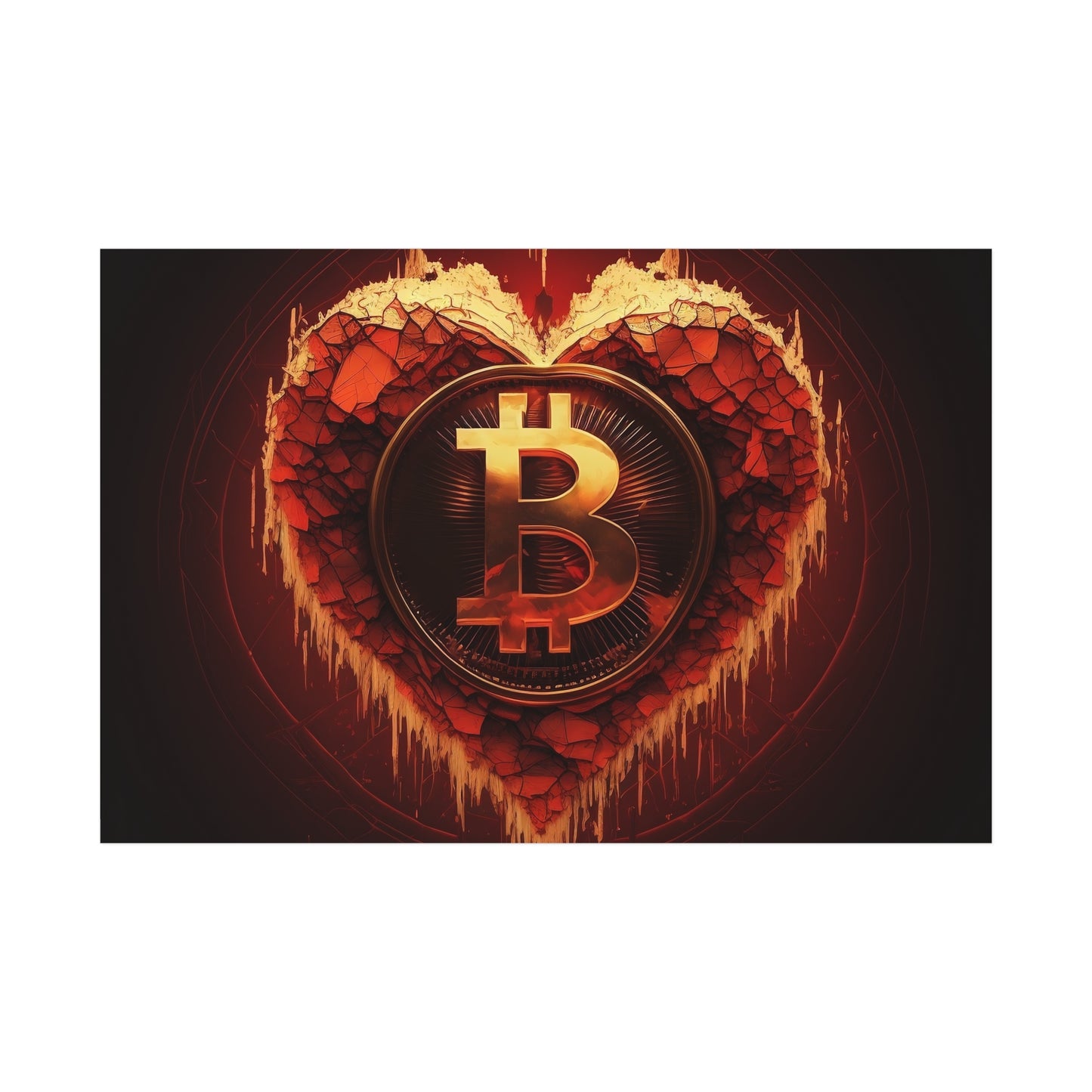 Love Bitcoin Poster