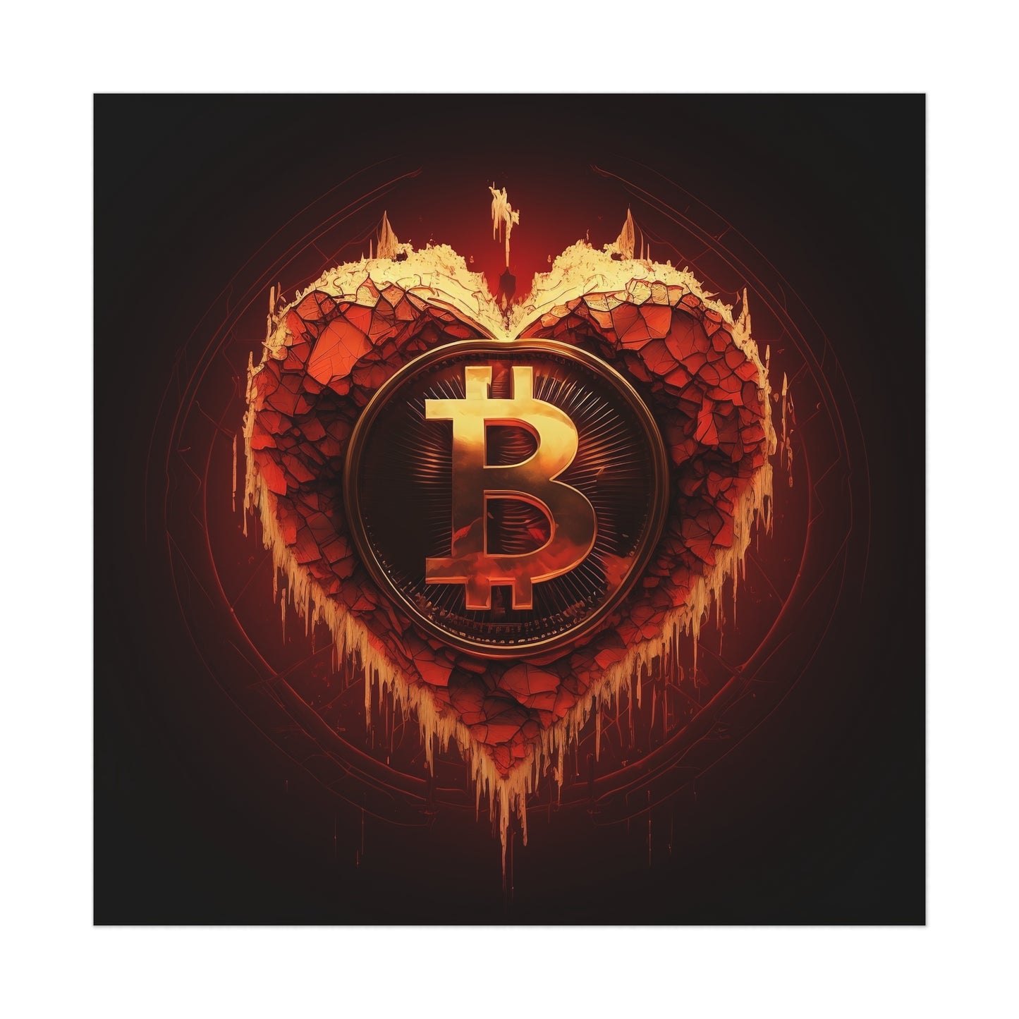 Love Bitcoin Poster