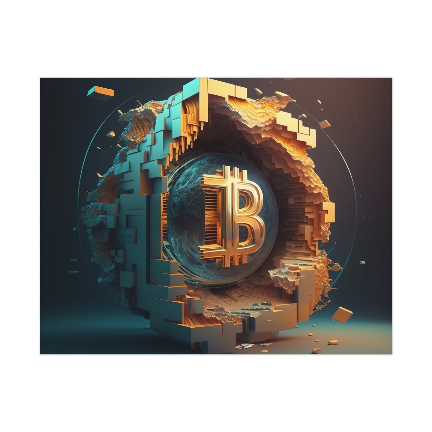 4th Sphere of Bitcoin Poster