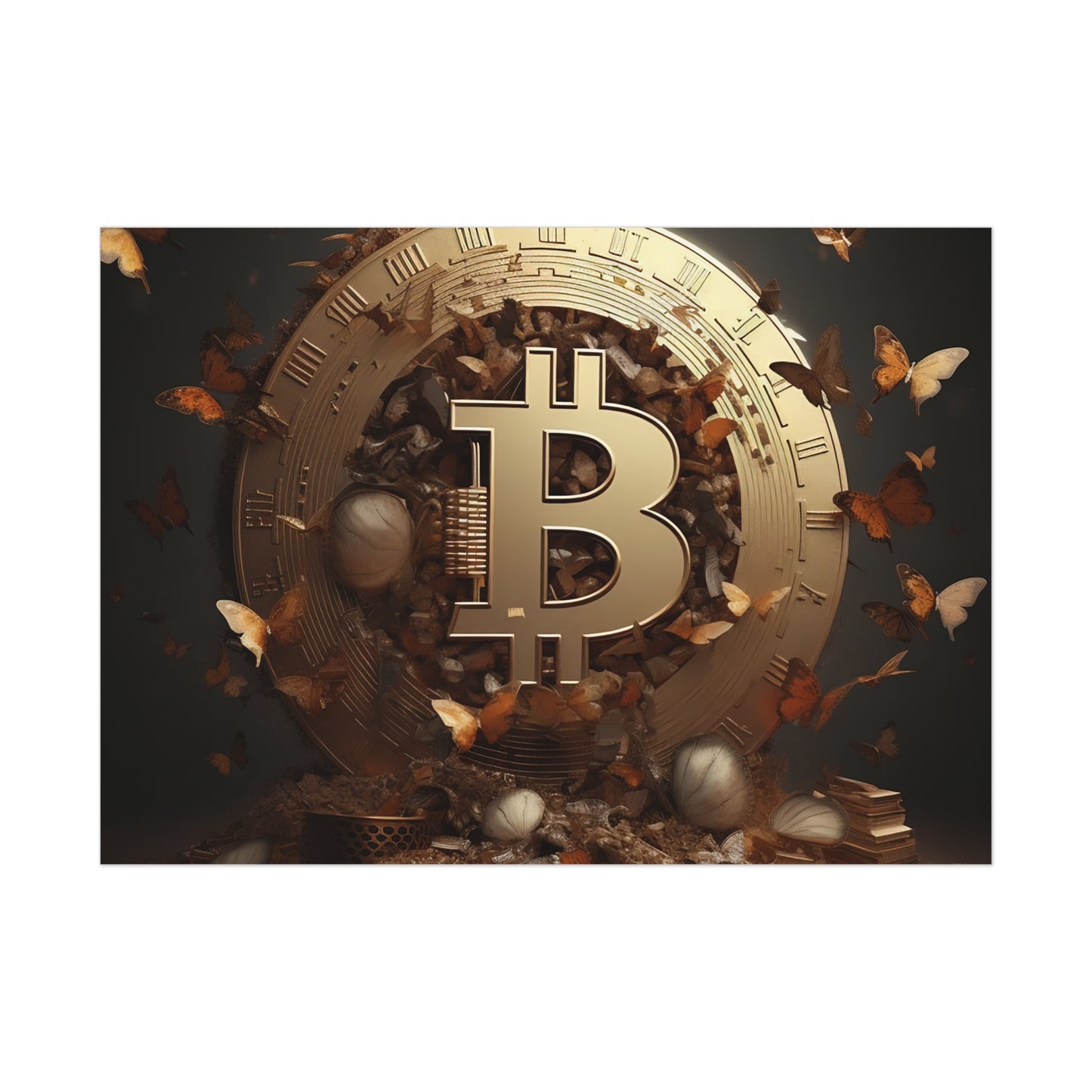 Bitcoin Metamorphosis Poster