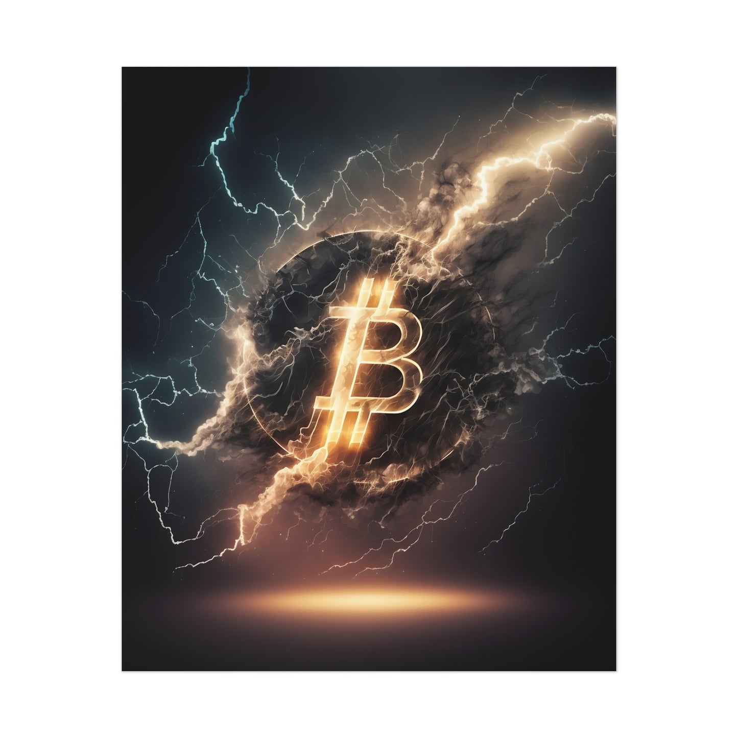 Bitcoin Lightning Poster