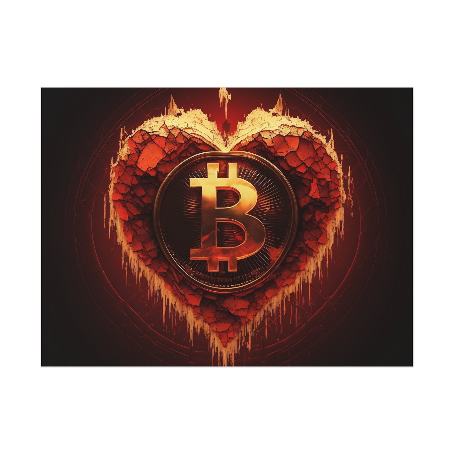Love Bitcoin Poster