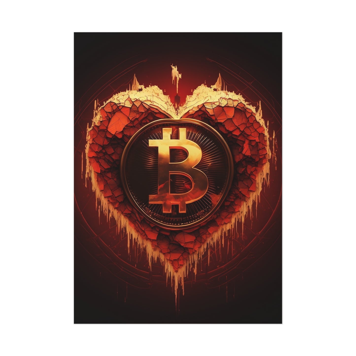Love Bitcoin Poster