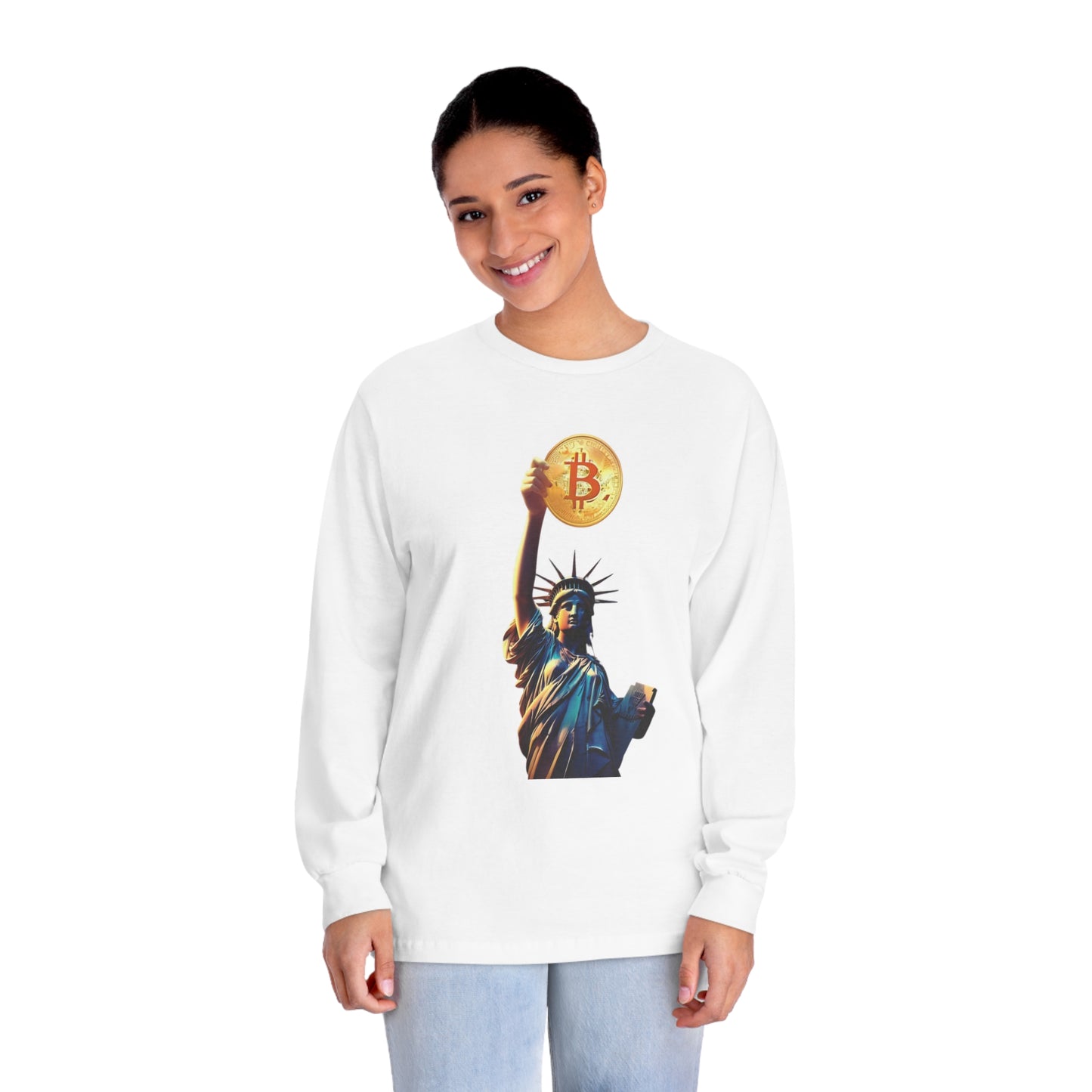 Lady Bitcoin Long Sleeve