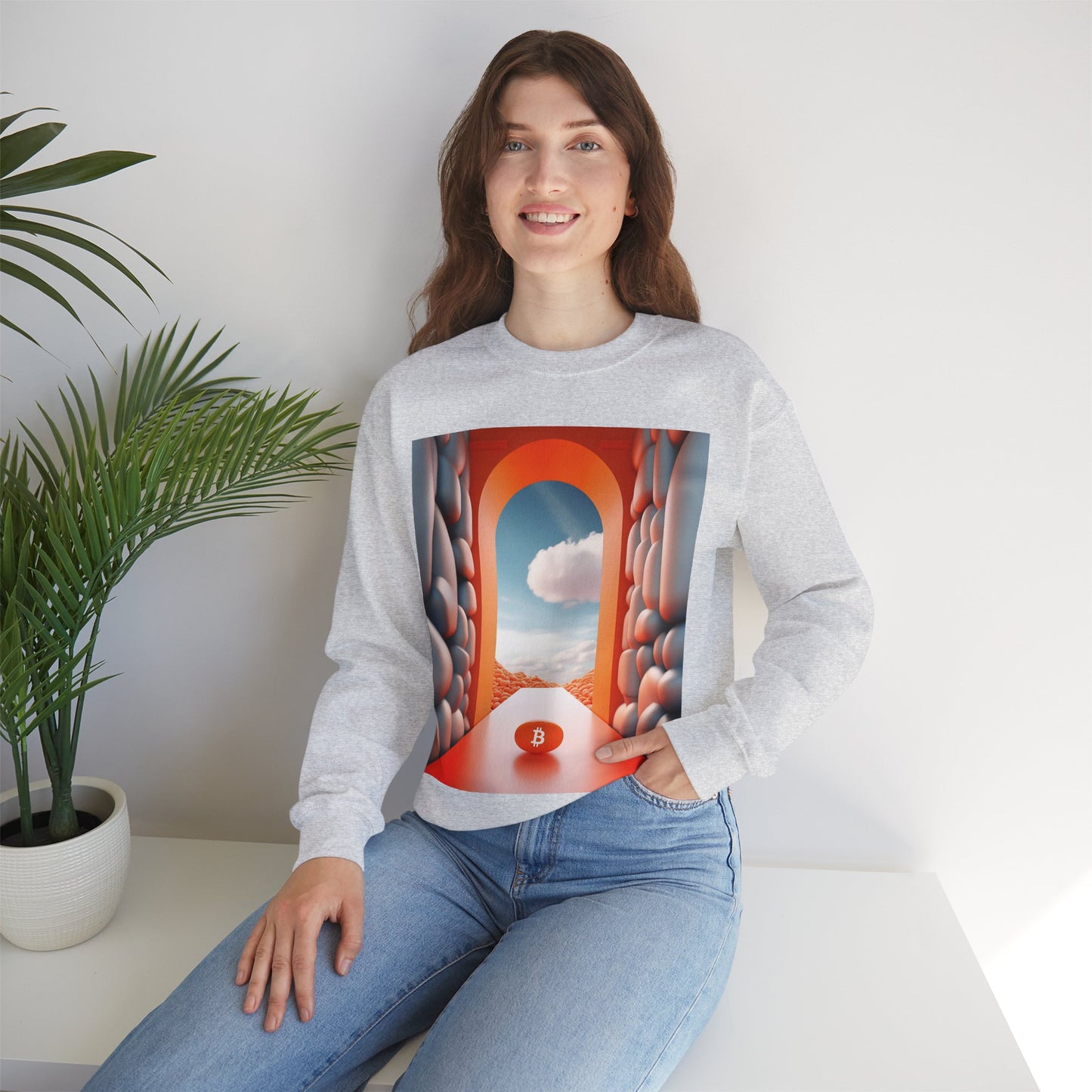 Orange Pill Archway Sweater