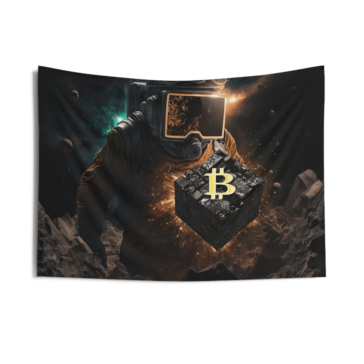 Genesis Block Wall Tapestry