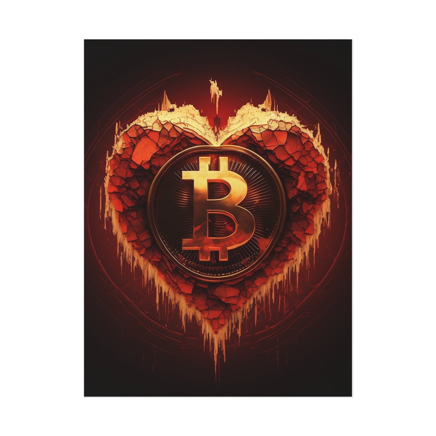 Love Bitcoin Poster