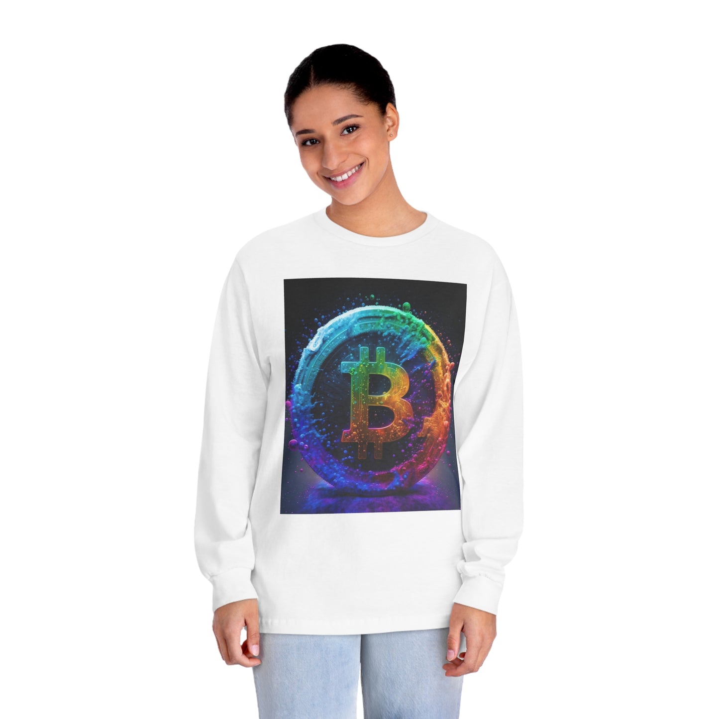 21 Million Colors of Bitcoin Long Sleeve