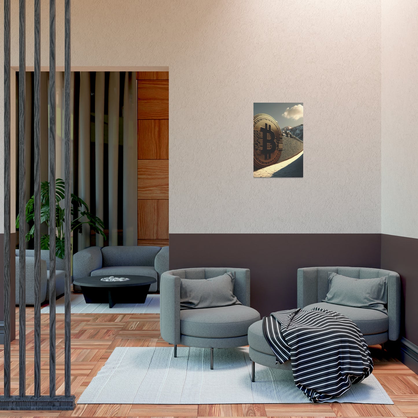 Great Wall of Bitcoin Poster