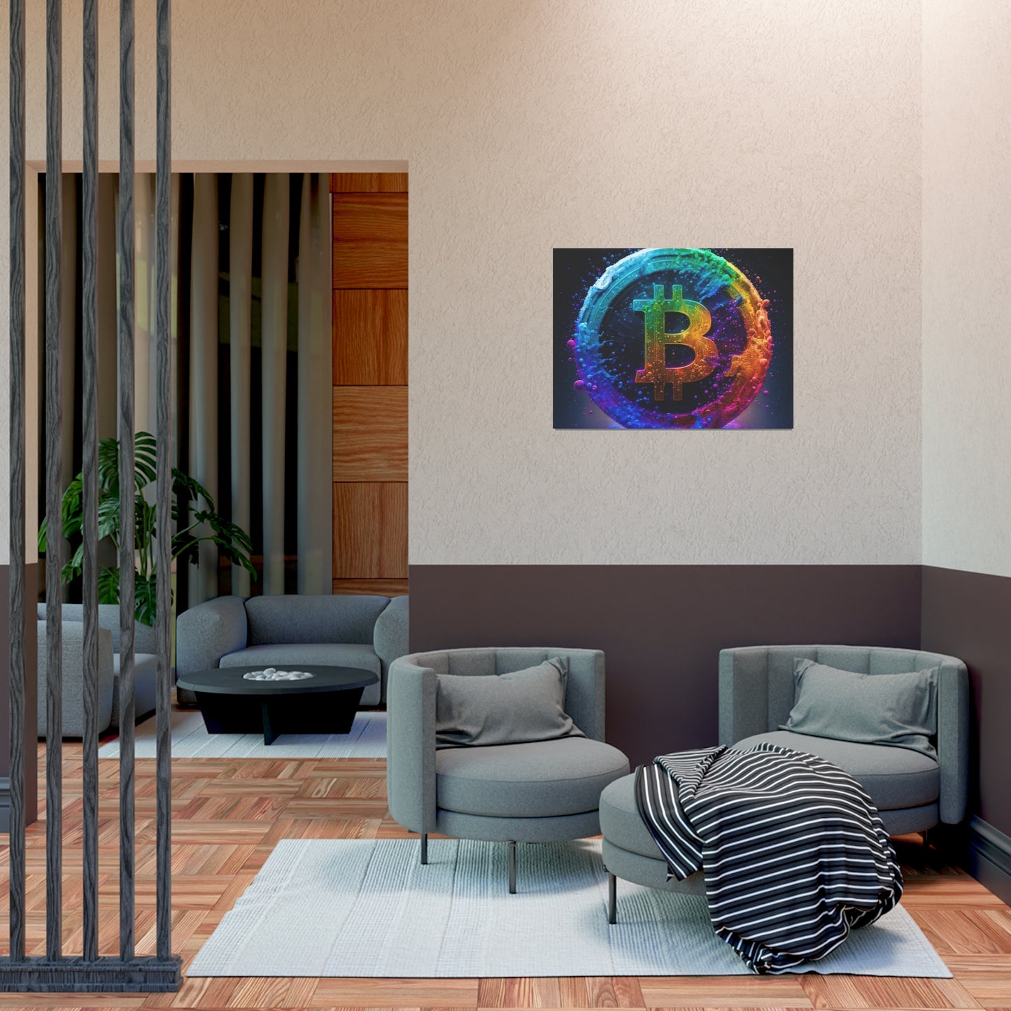 21 Million Colors of Bitcoin Poster