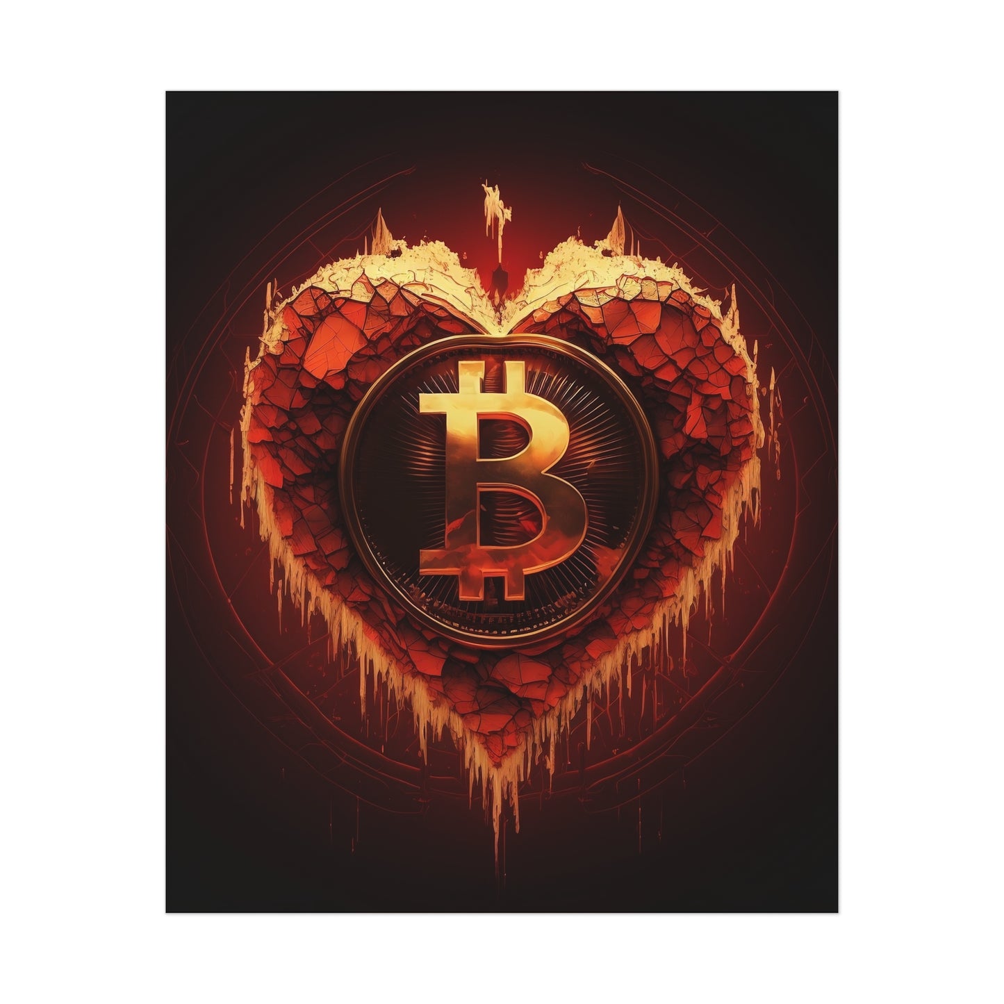 Love Bitcoin Poster