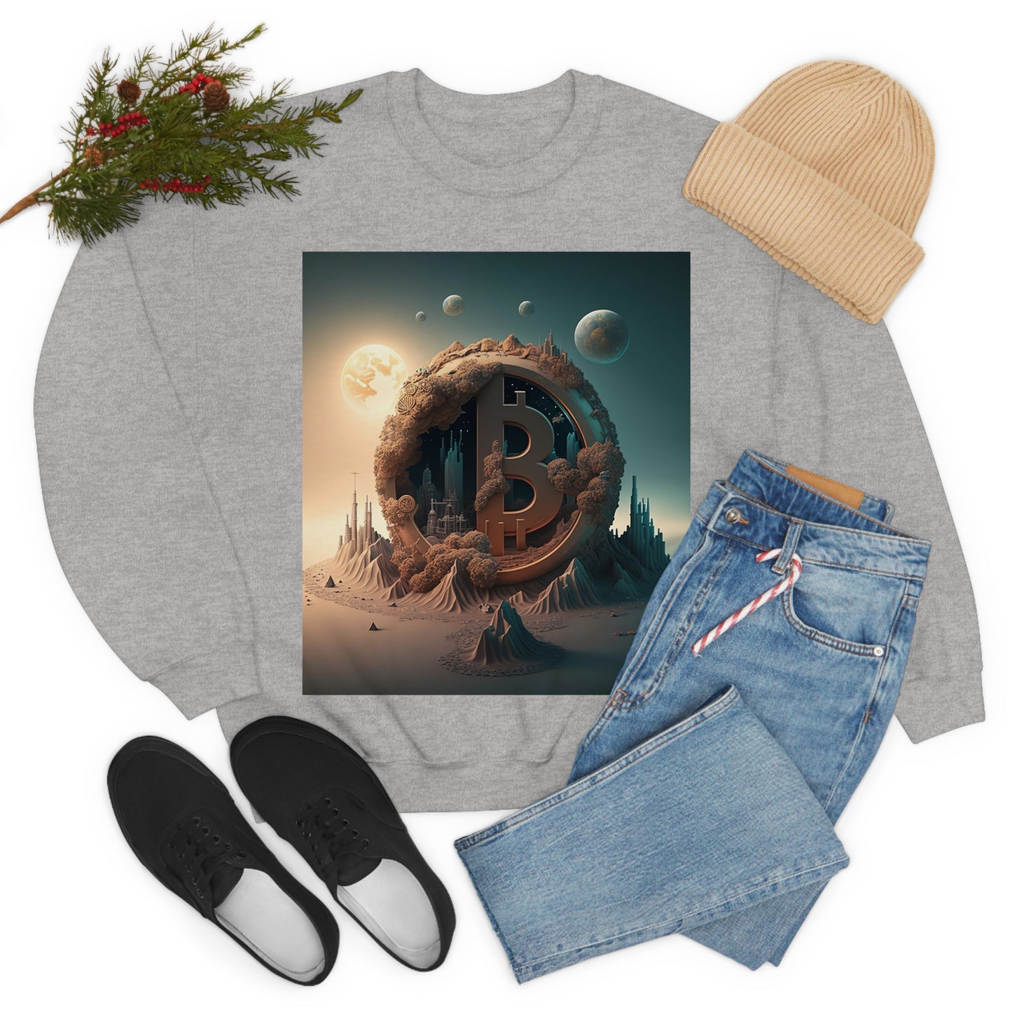 4th Globe of Bitcoin Sweater