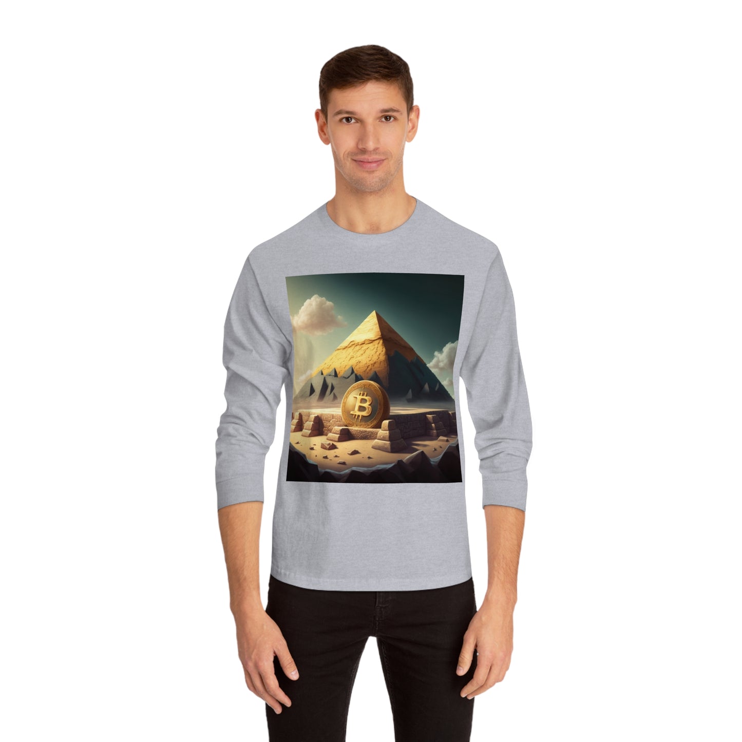 Bitcoin Pyramid Long Sleeve