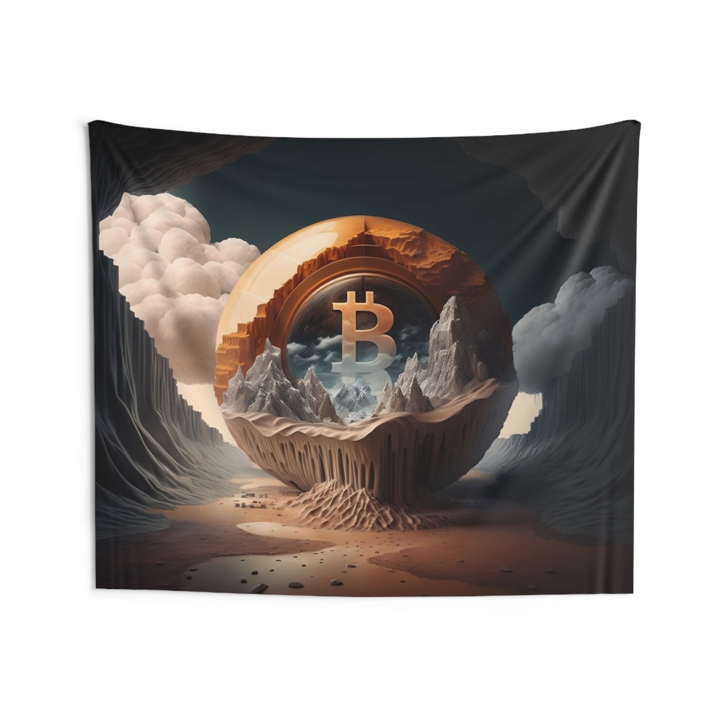 4th Orb of Bitcoin Wall Tapestry