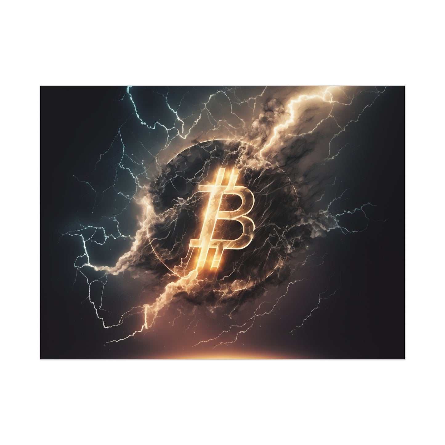 Bitcoin Lightning Poster