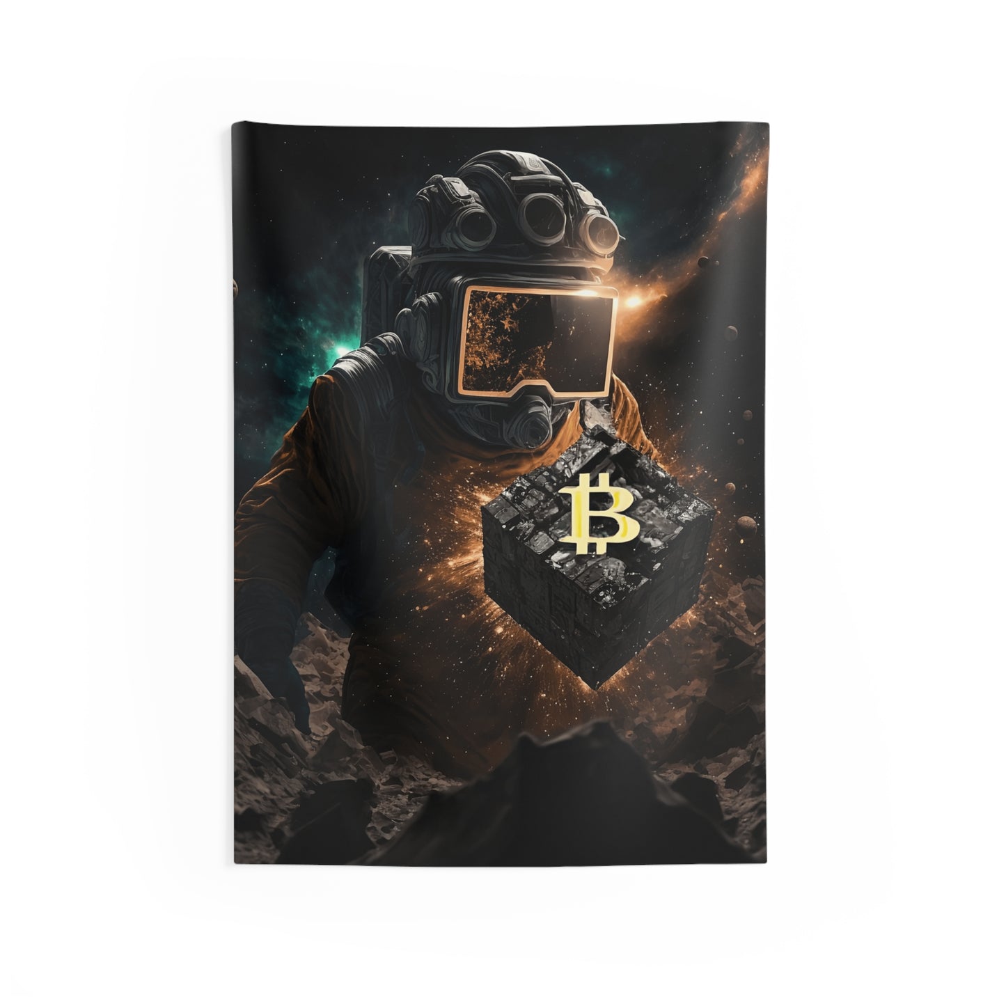 Genesis Block Wall Tapestry