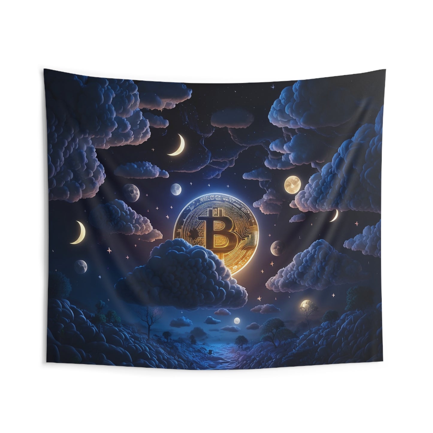 Dreaming of Bitcoin Wall Tapestry