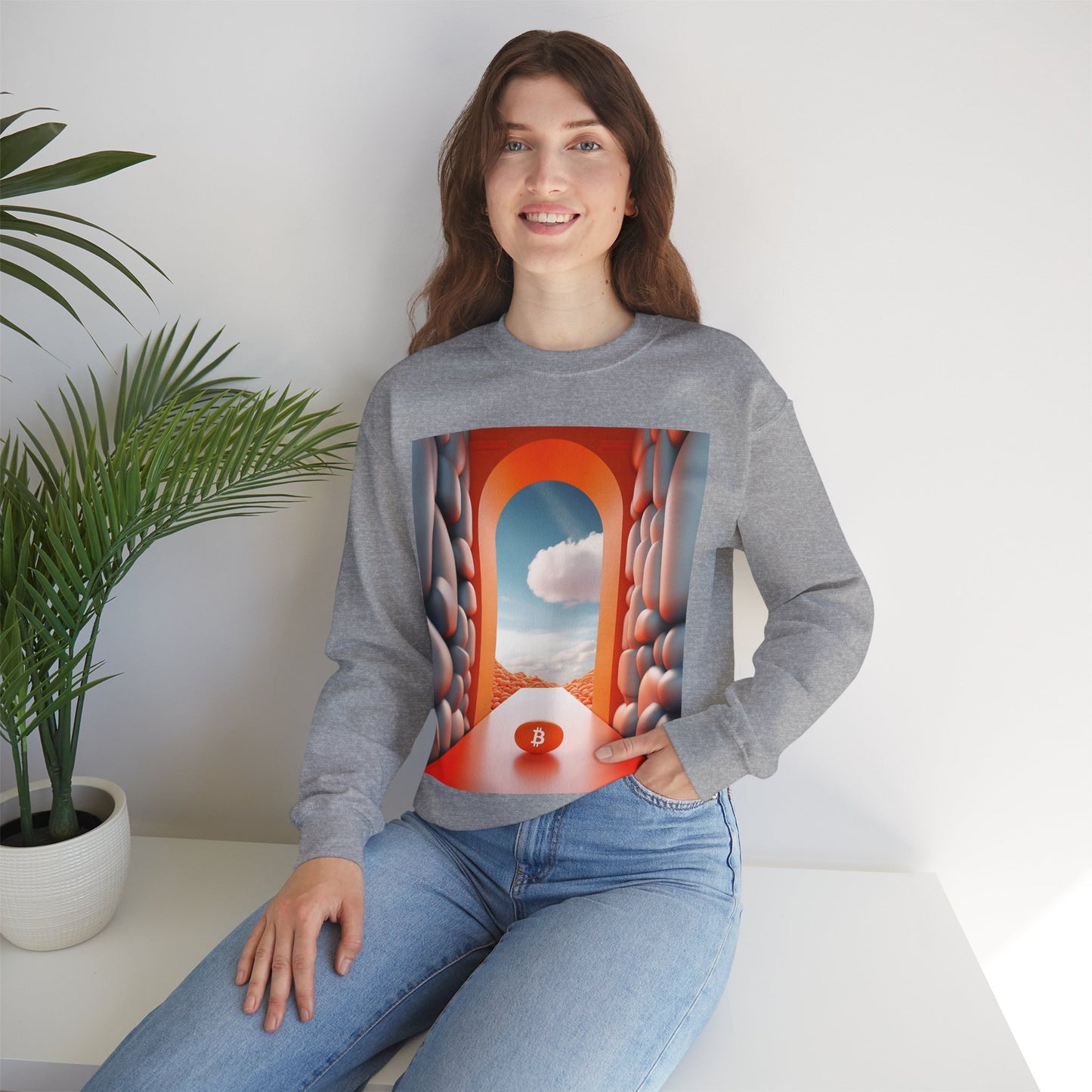 Orange Pill Archway Sweater