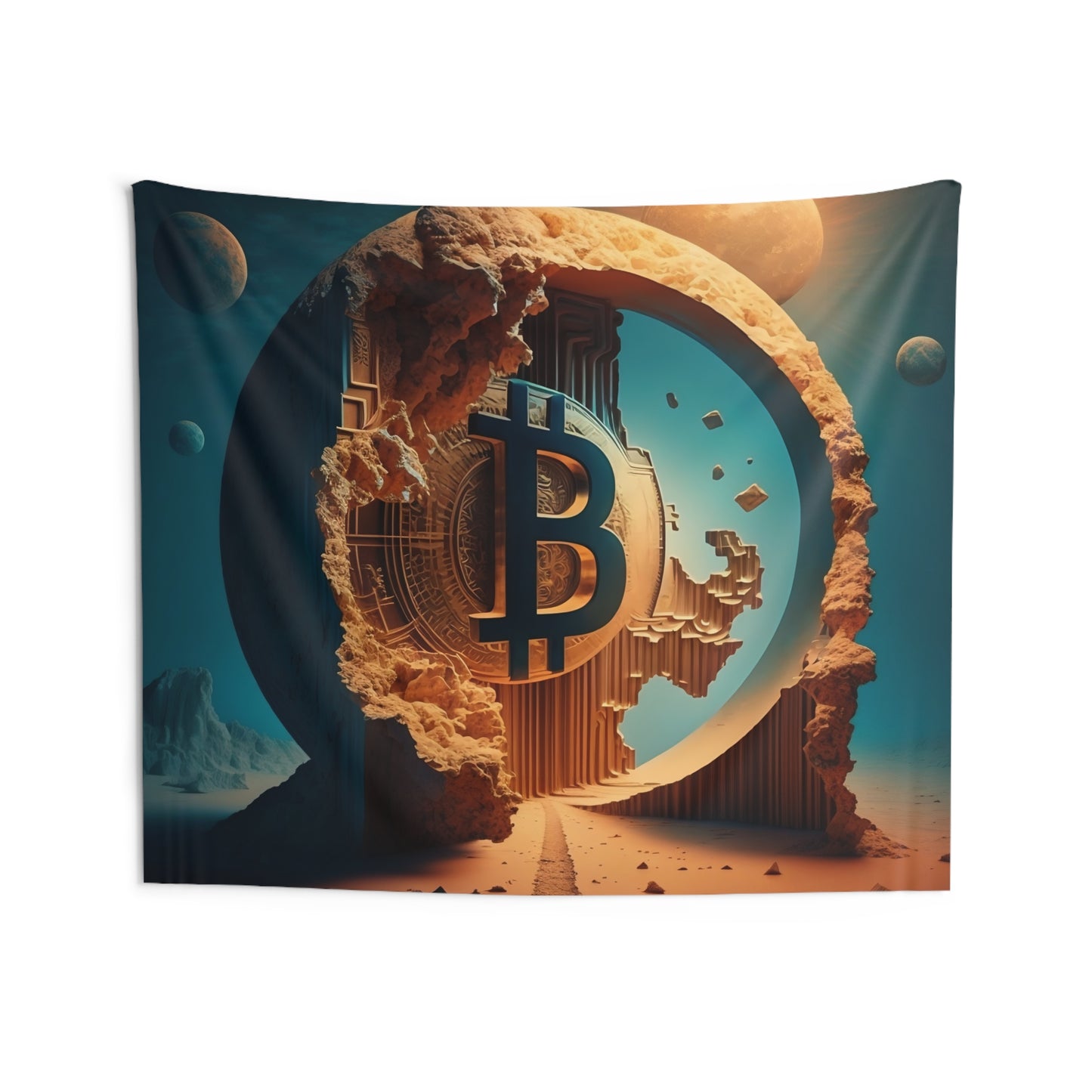 4th Arch of Bitcoin Wall Tapestry